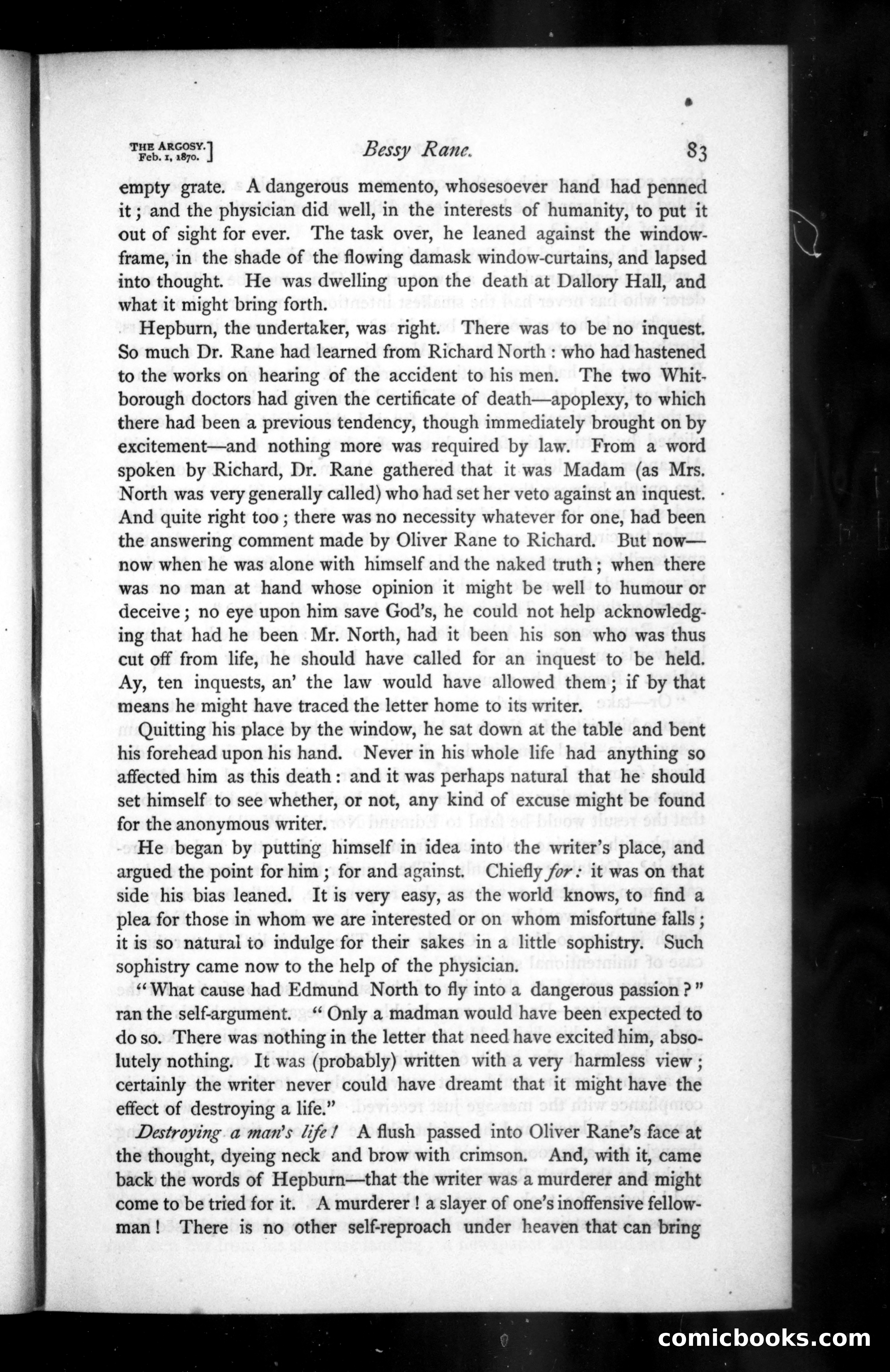 The Argosy, Vol. 9 — page 3 of 84