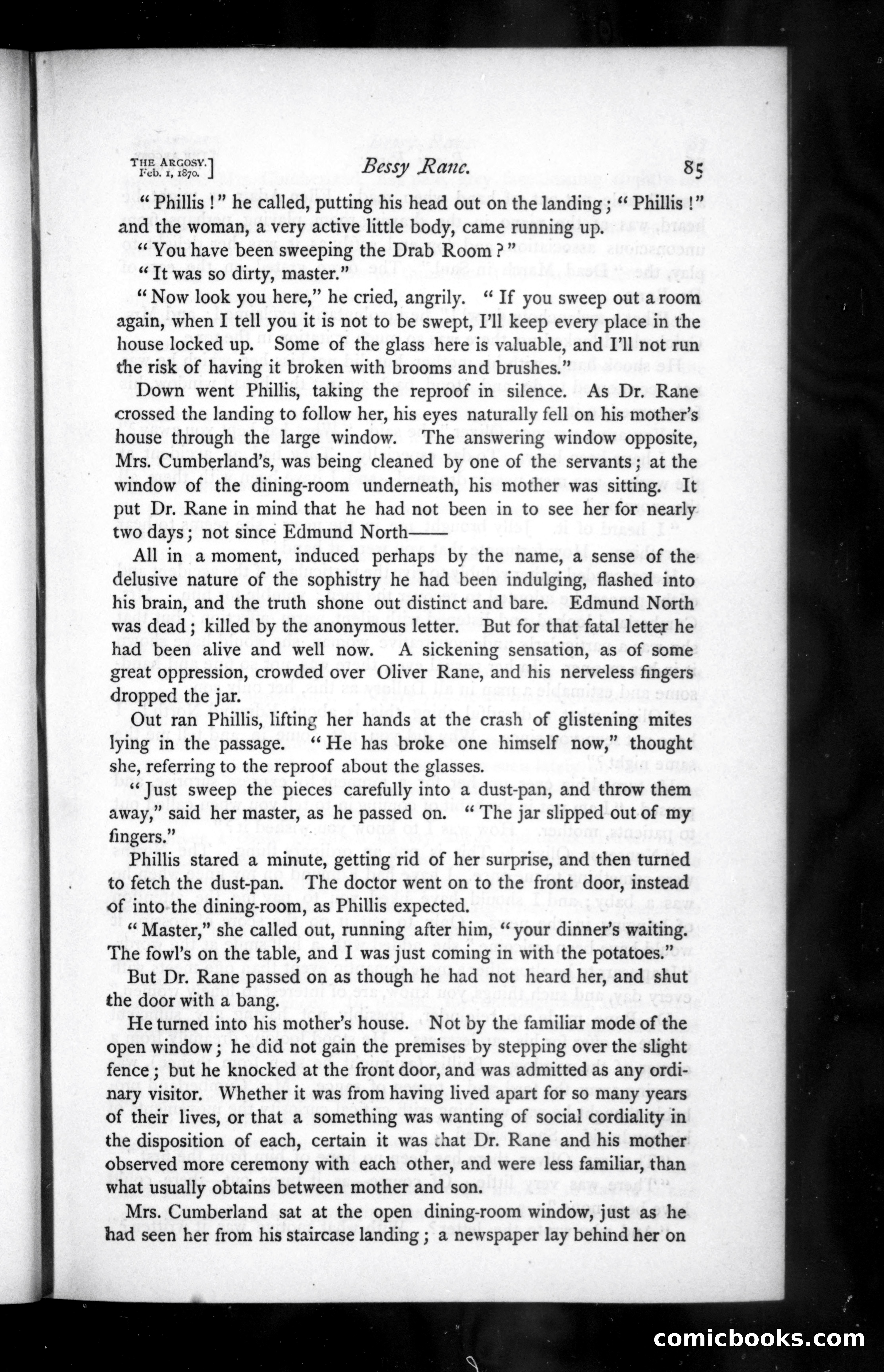 The Argosy, Vol. 9 — page 5 of 84