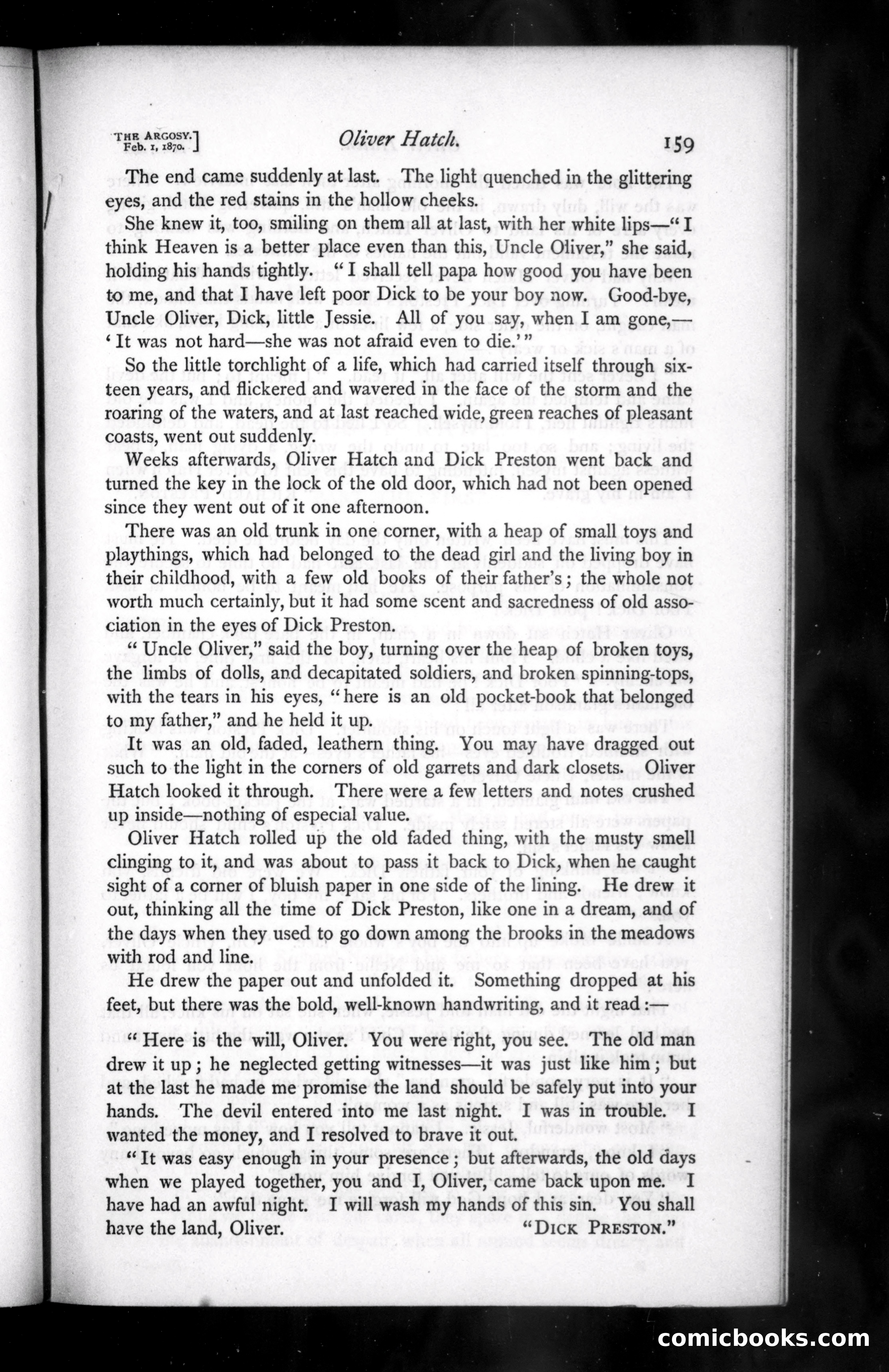 The Argosy, Vol. 9 — page 83 of 84