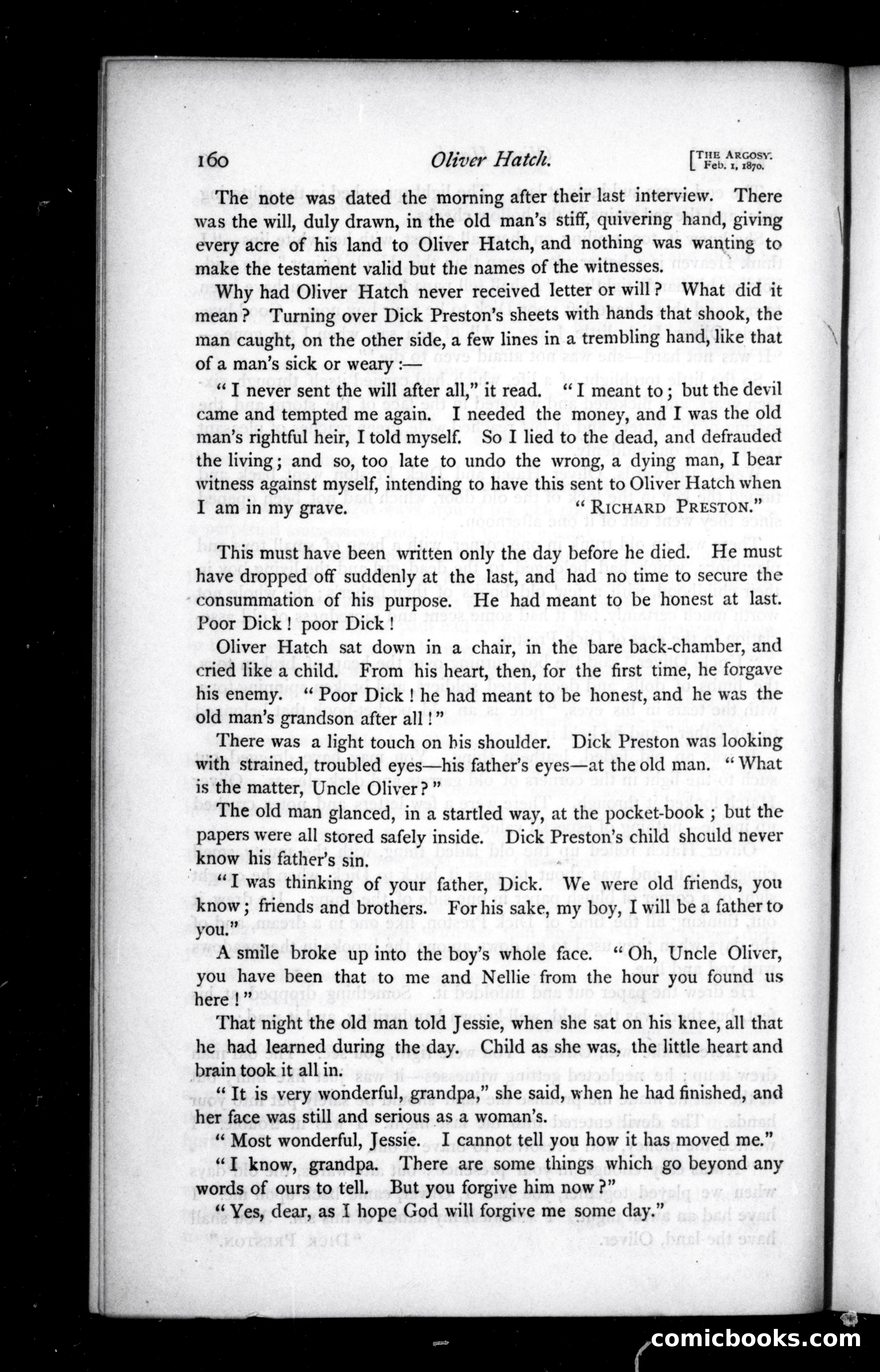 The Argosy, Vol. 9 — page 84 of 84