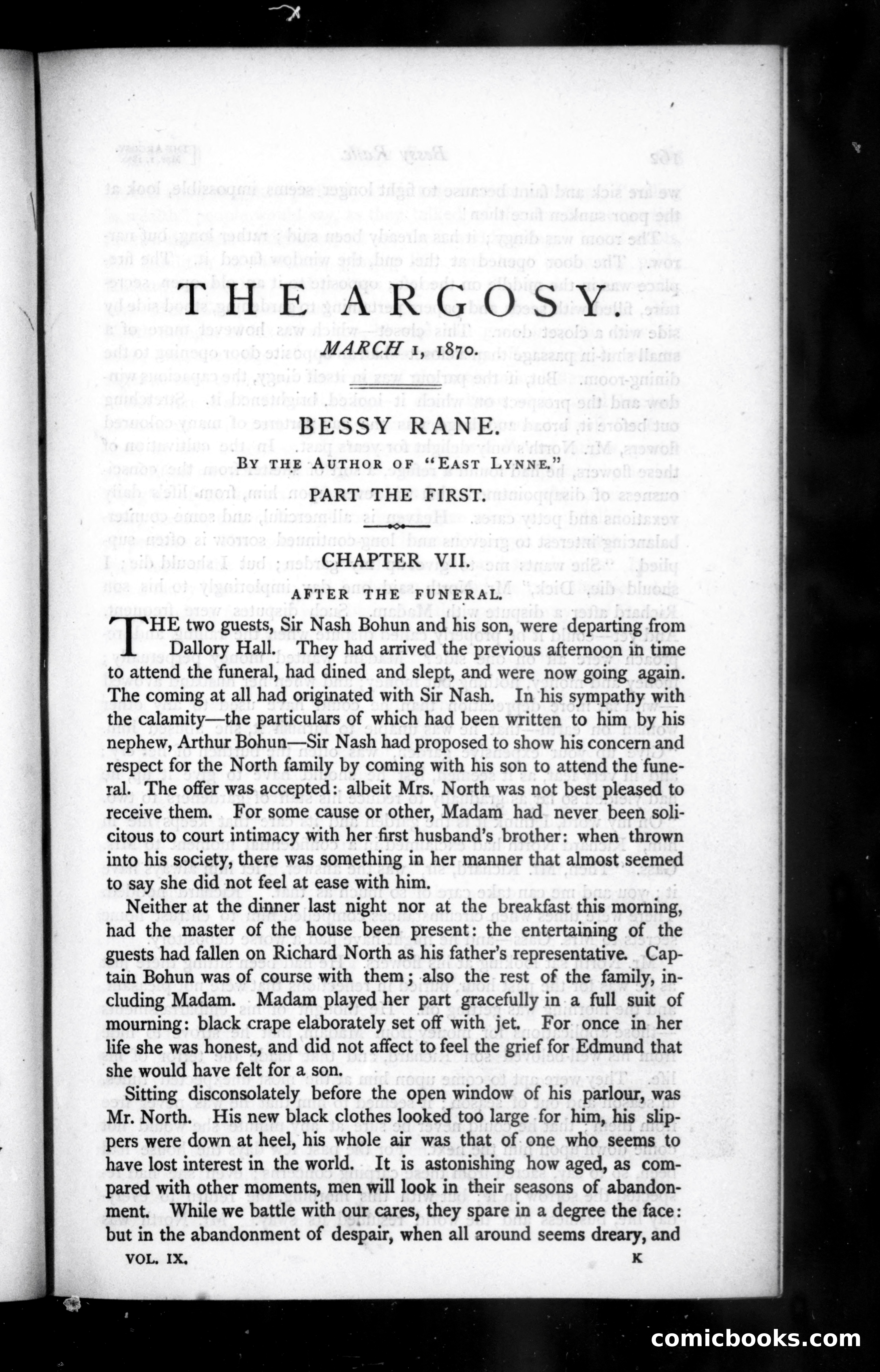 The Argosy, Vol. IX, March 1, 1870 — page 1 of 82