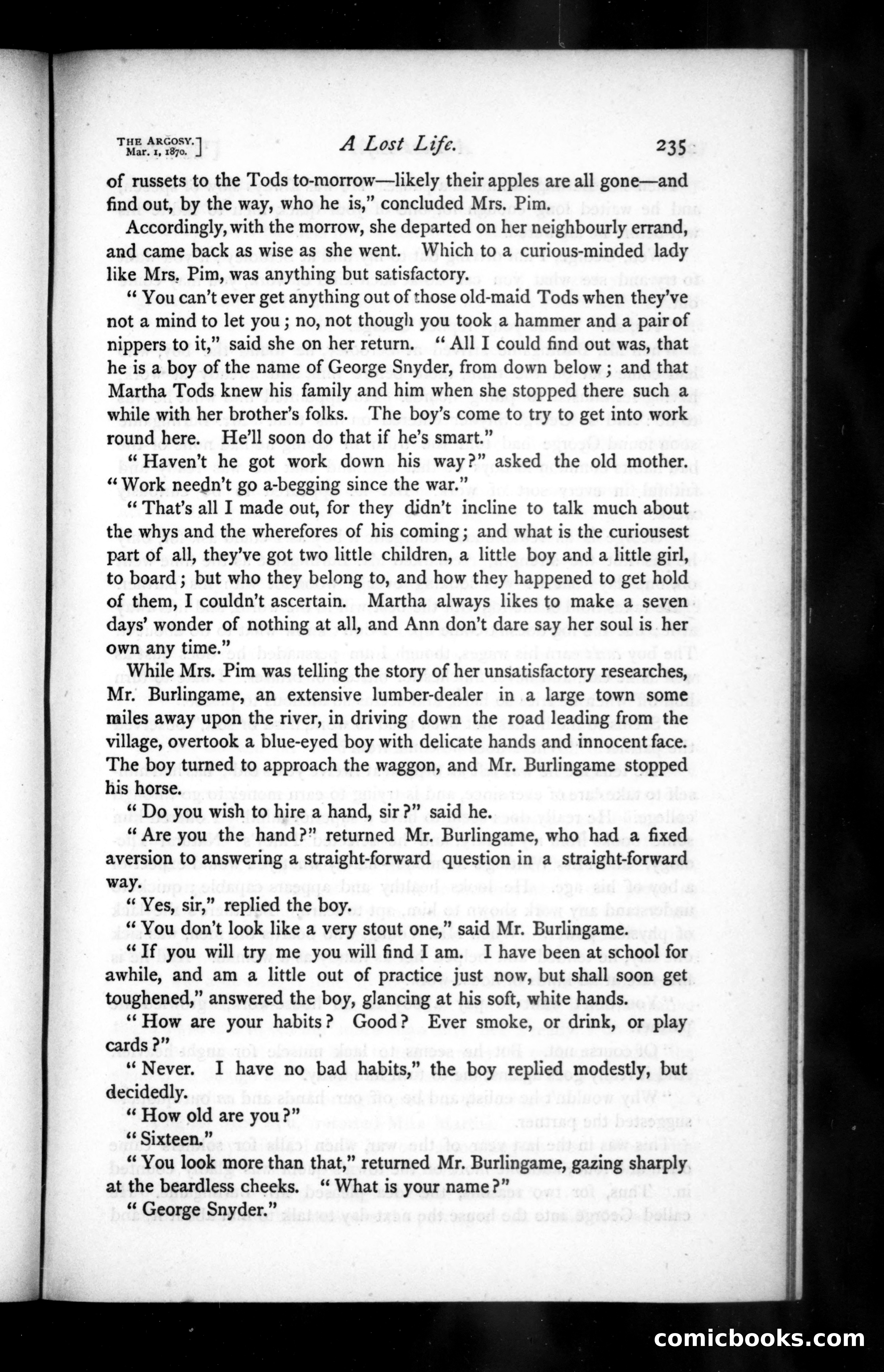 The Argosy, Vol. IX, March 1, 1870 — page 77 of 82