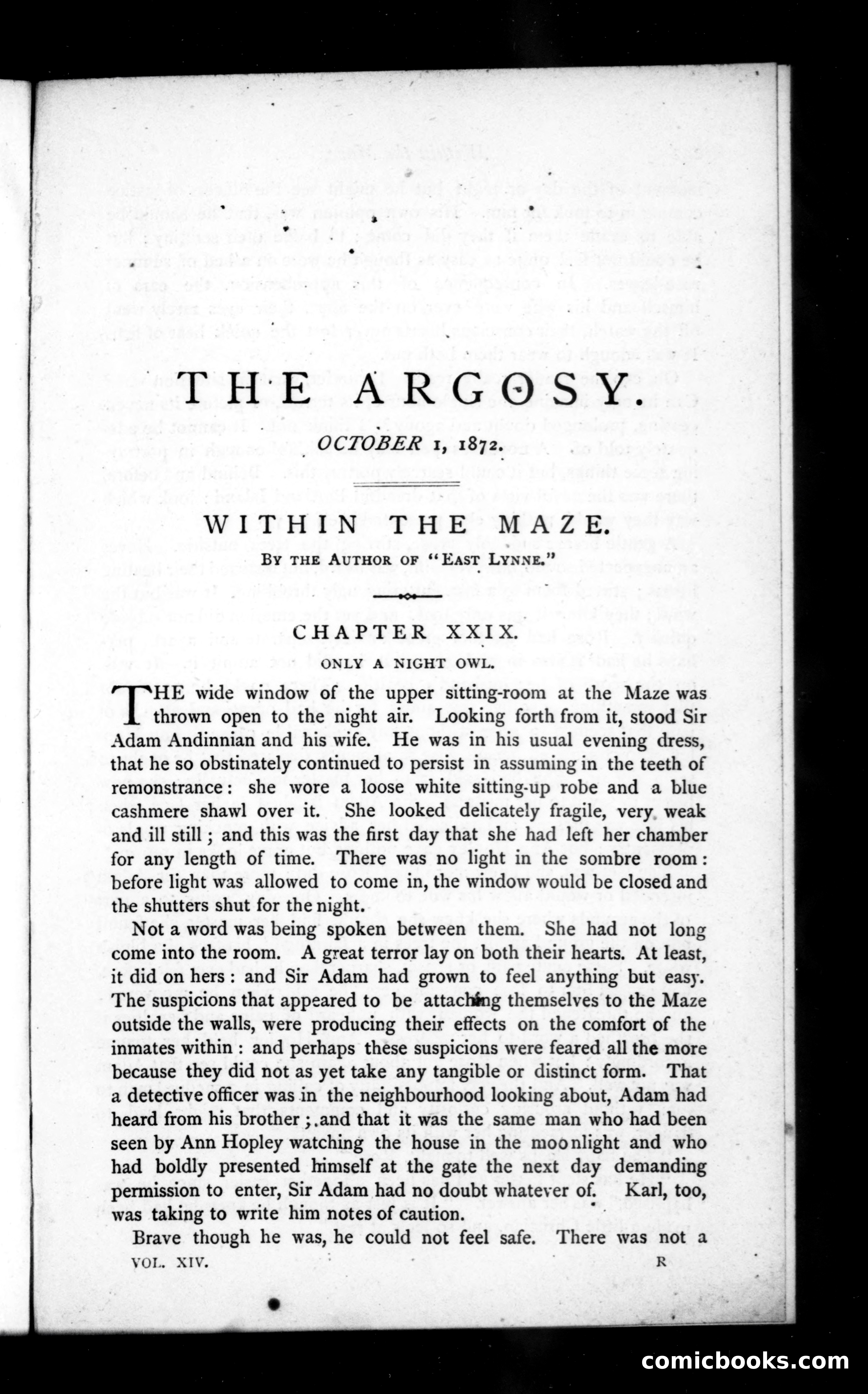 The Argosy, Vol. XIV — page 1 of 82