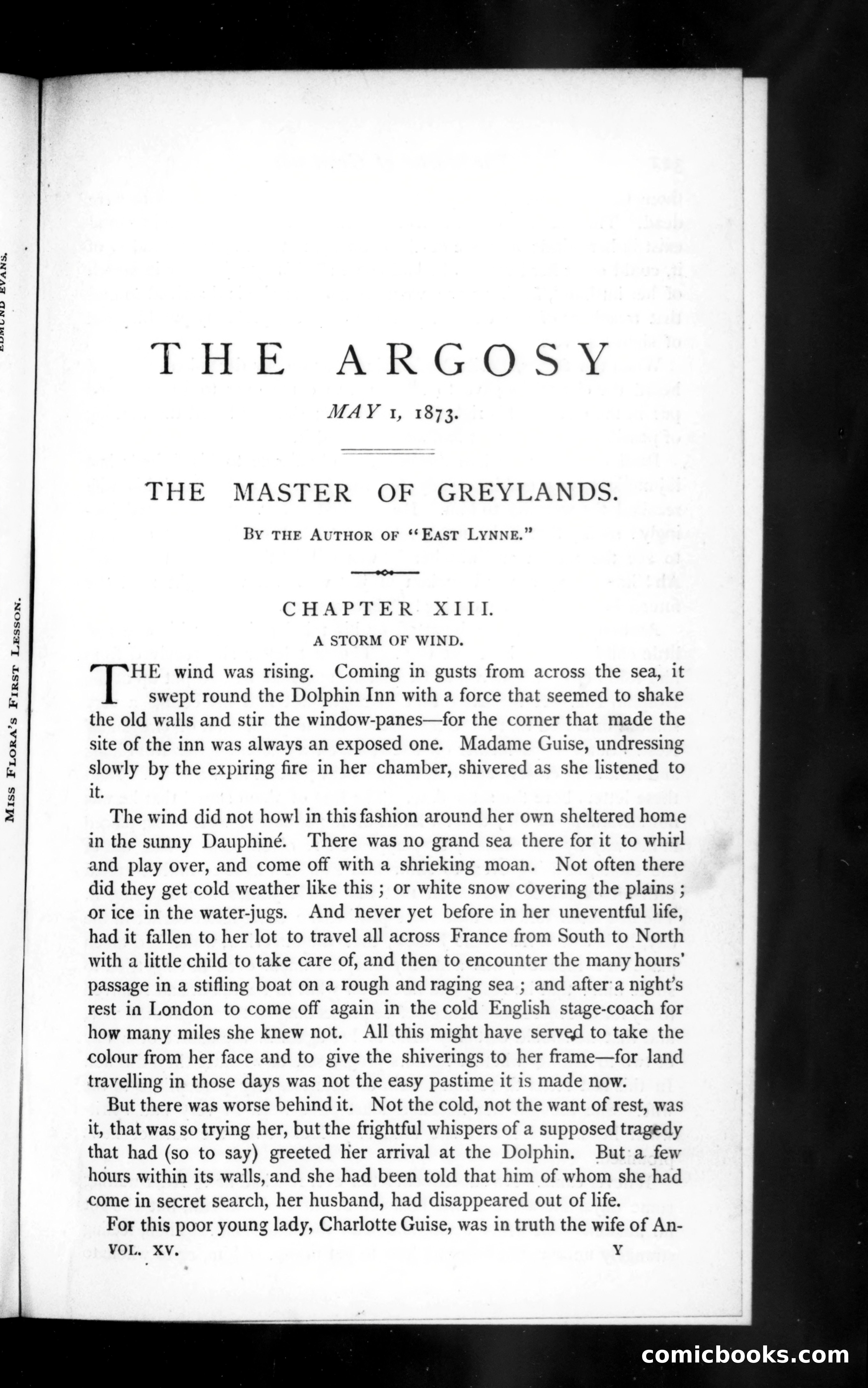 The Argosy, Vol. 15 — page 1 of 82