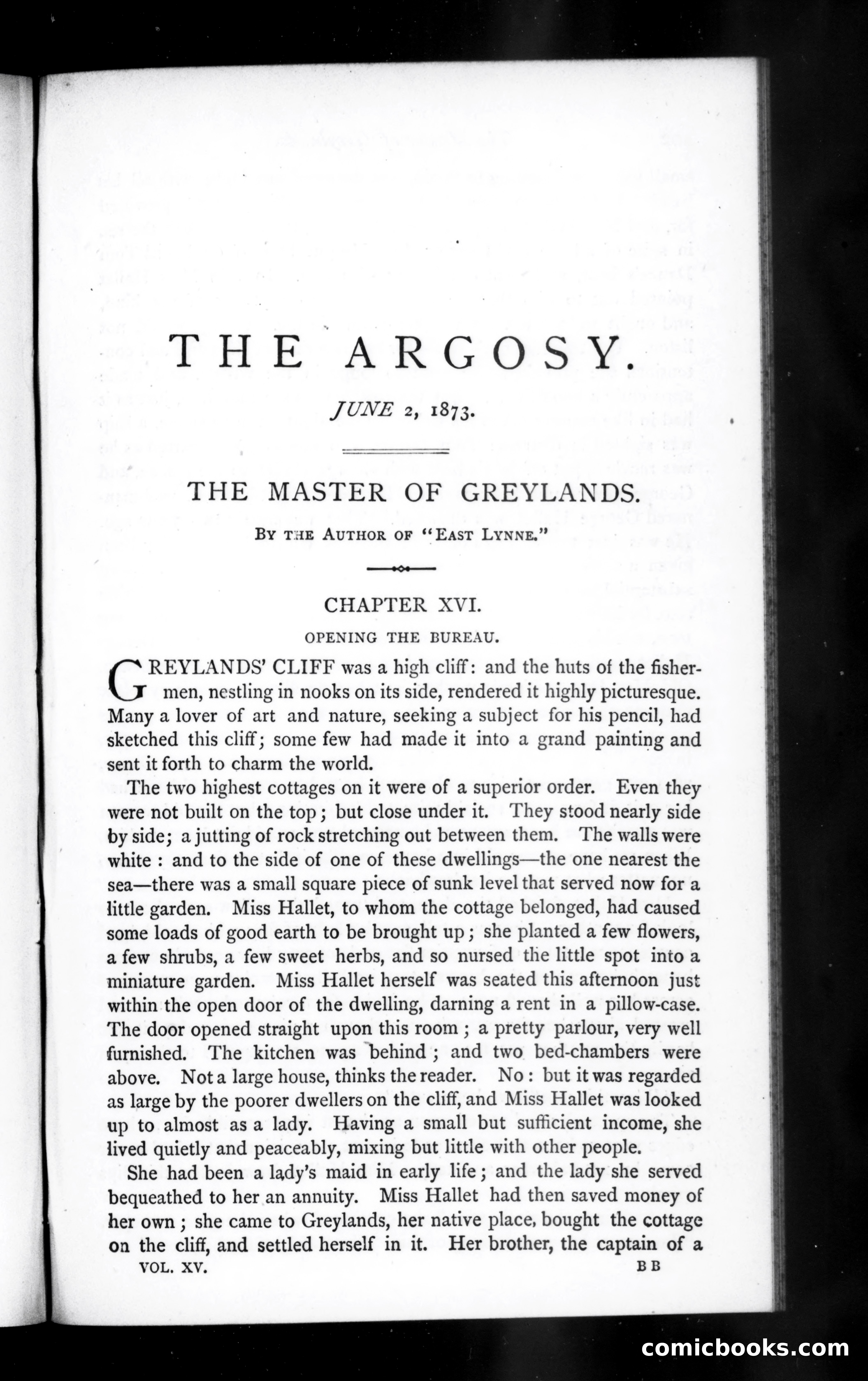 The Argosy, Vol. 15 — page 1 of 77