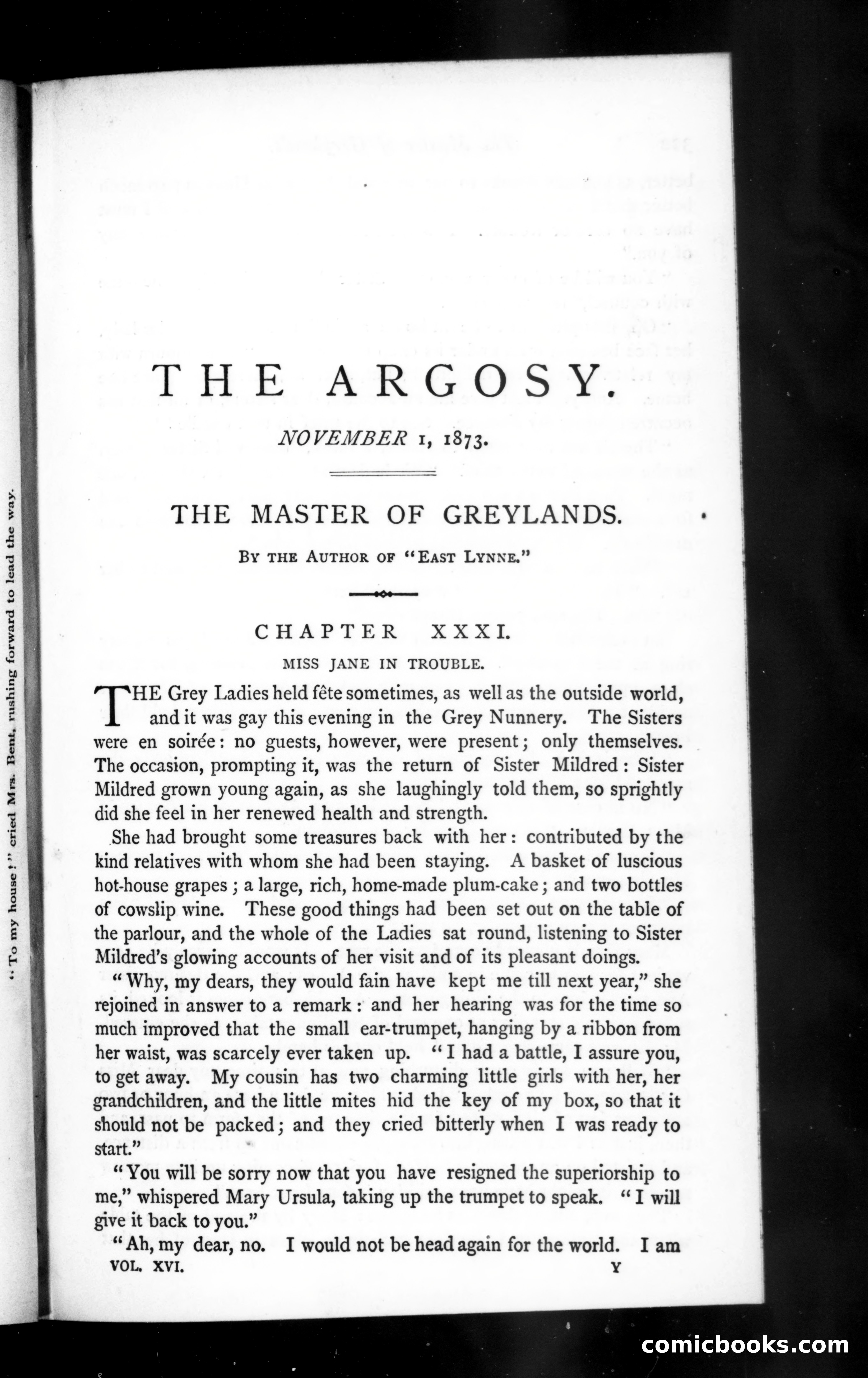 The Argosy, Vol. XVI — page 1 of 83