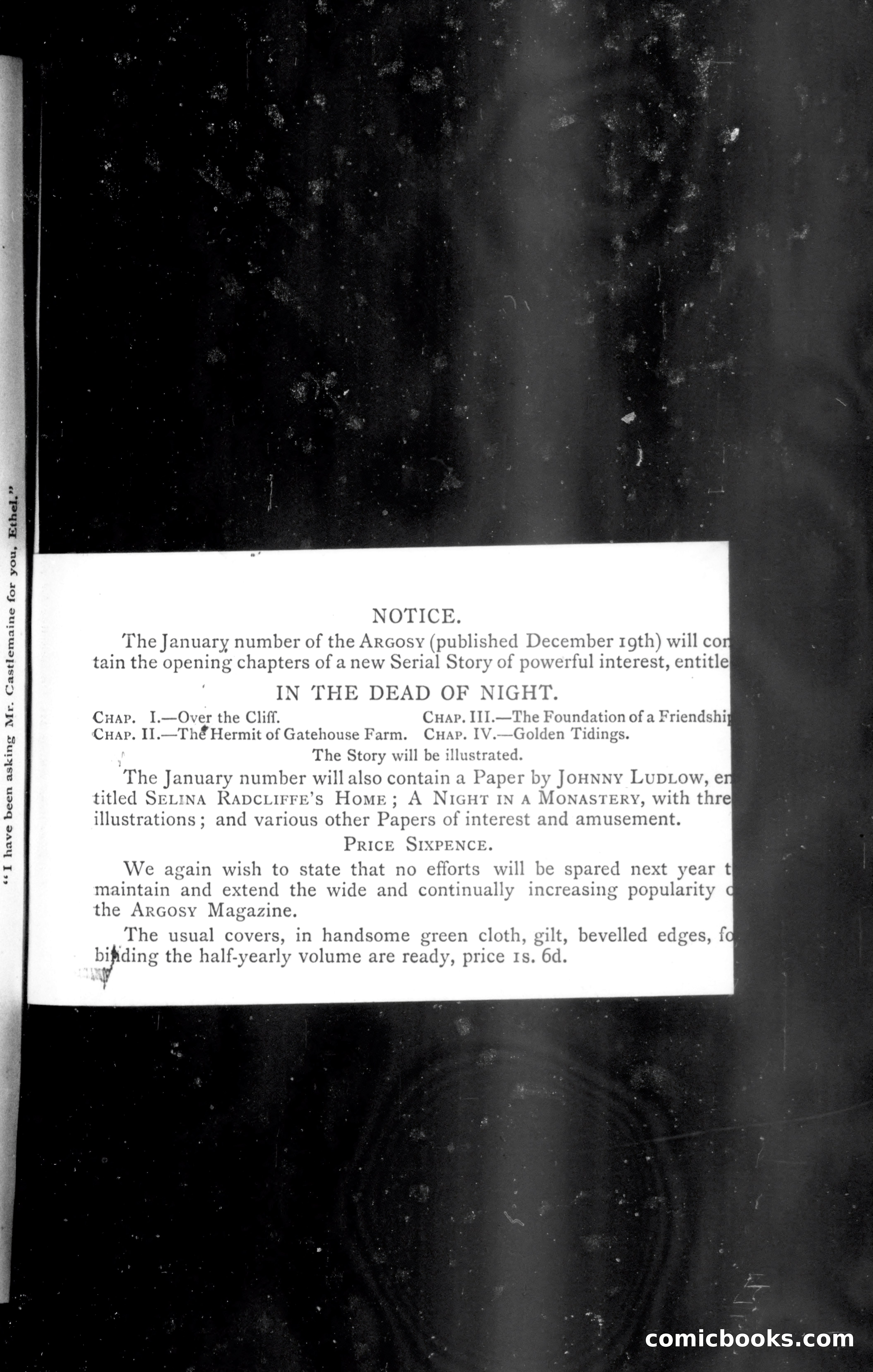 The Argosy, Vol. XVI — page 83 of 83