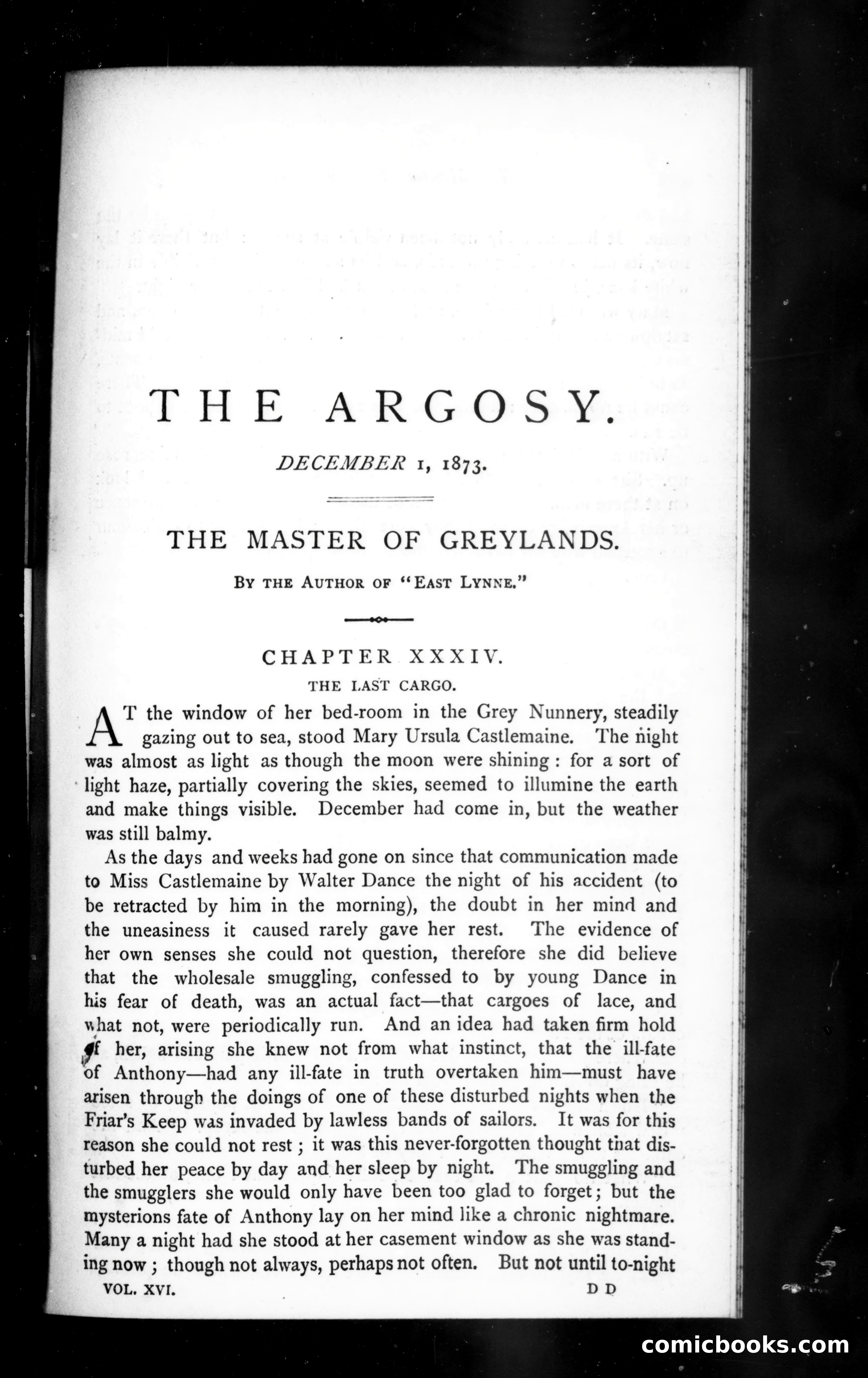 The Argosy, Vol. XVI — page 1 of 119