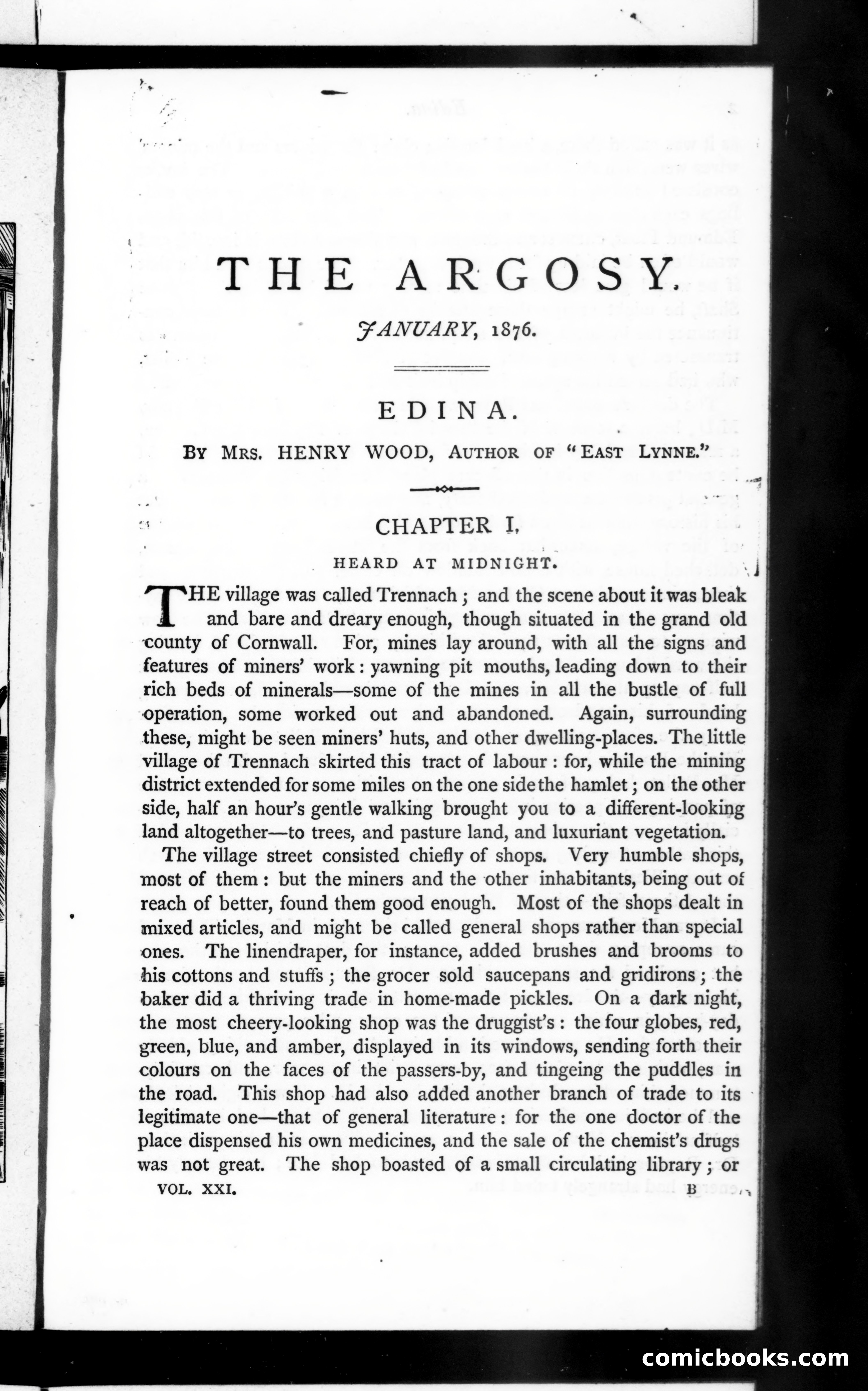 The Argosy, Vol. 21 — page 1 of 82