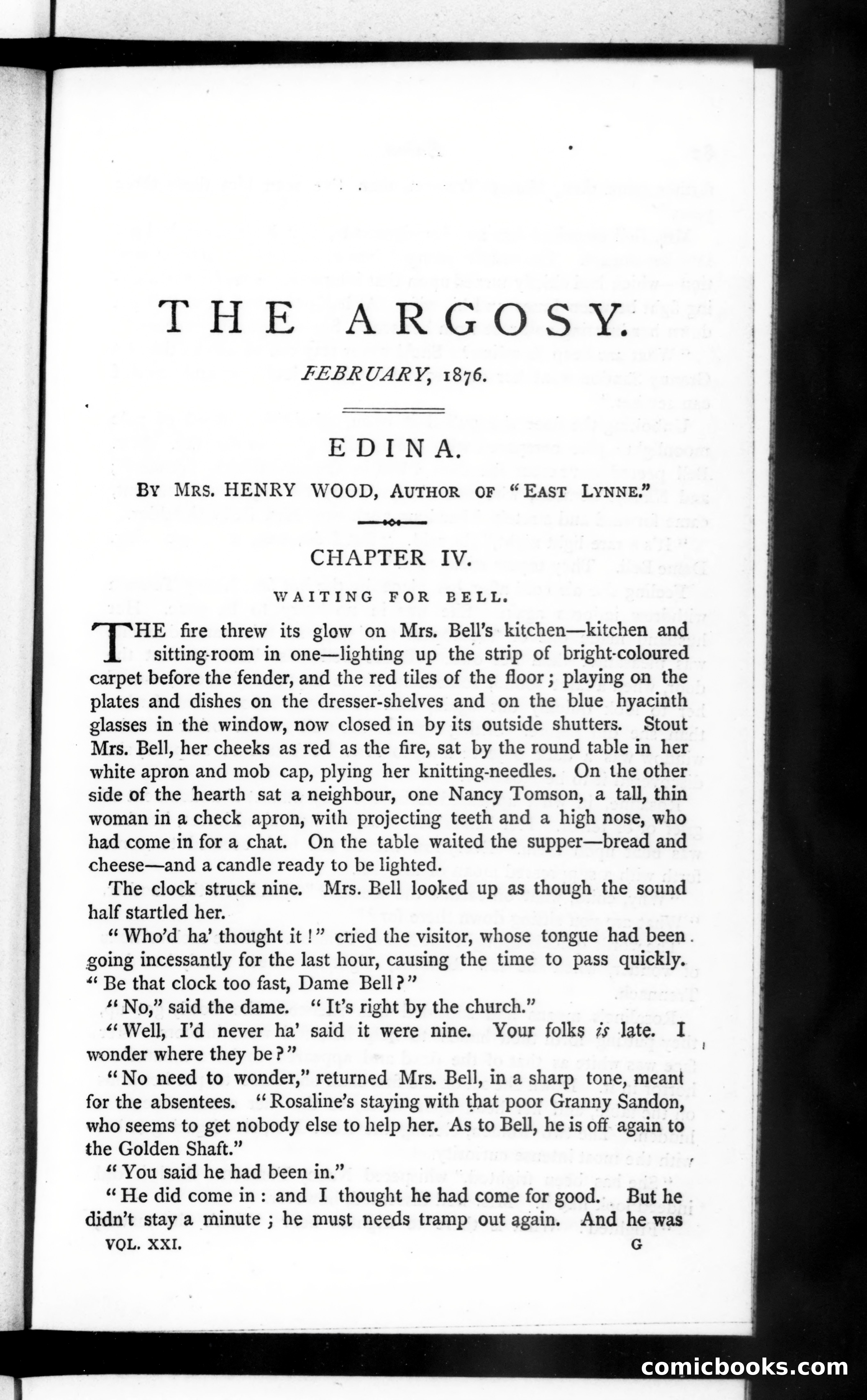 The Argosy, Vol. 21 — page 1 of 82
