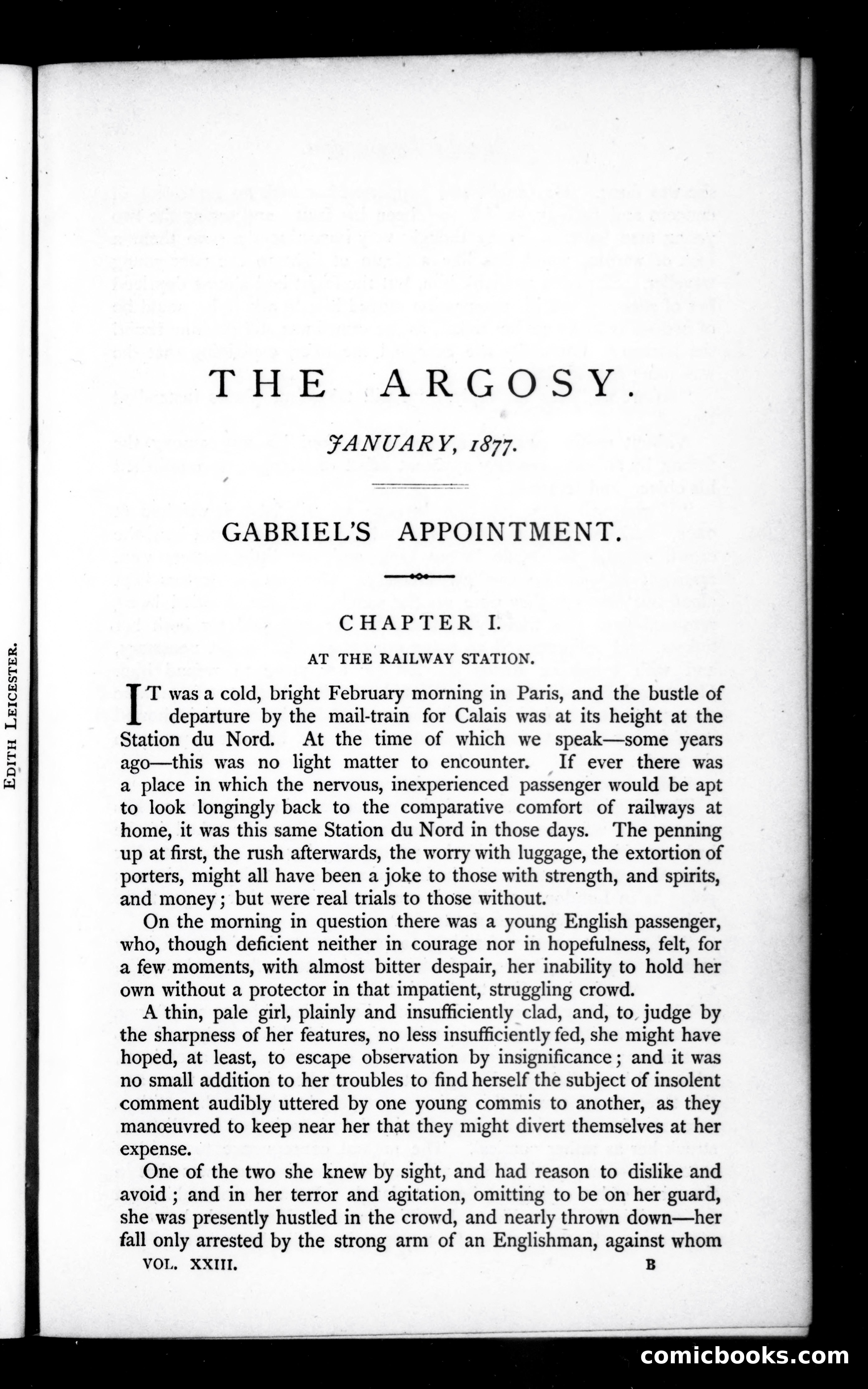 The Argosy, Vol. 23 — page 1 of 82