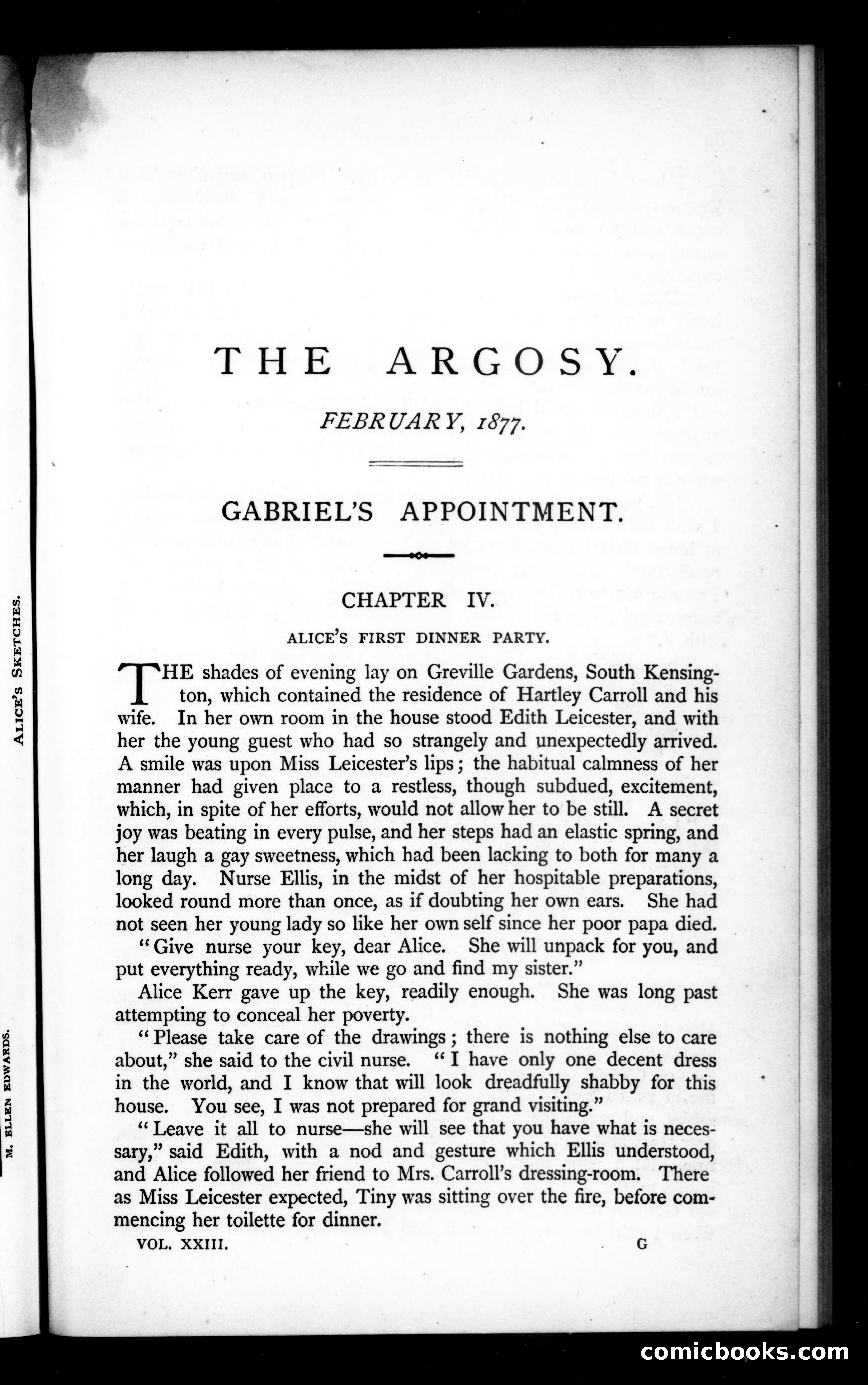 The Argosy, Vol. XXIII — page 1 of 82