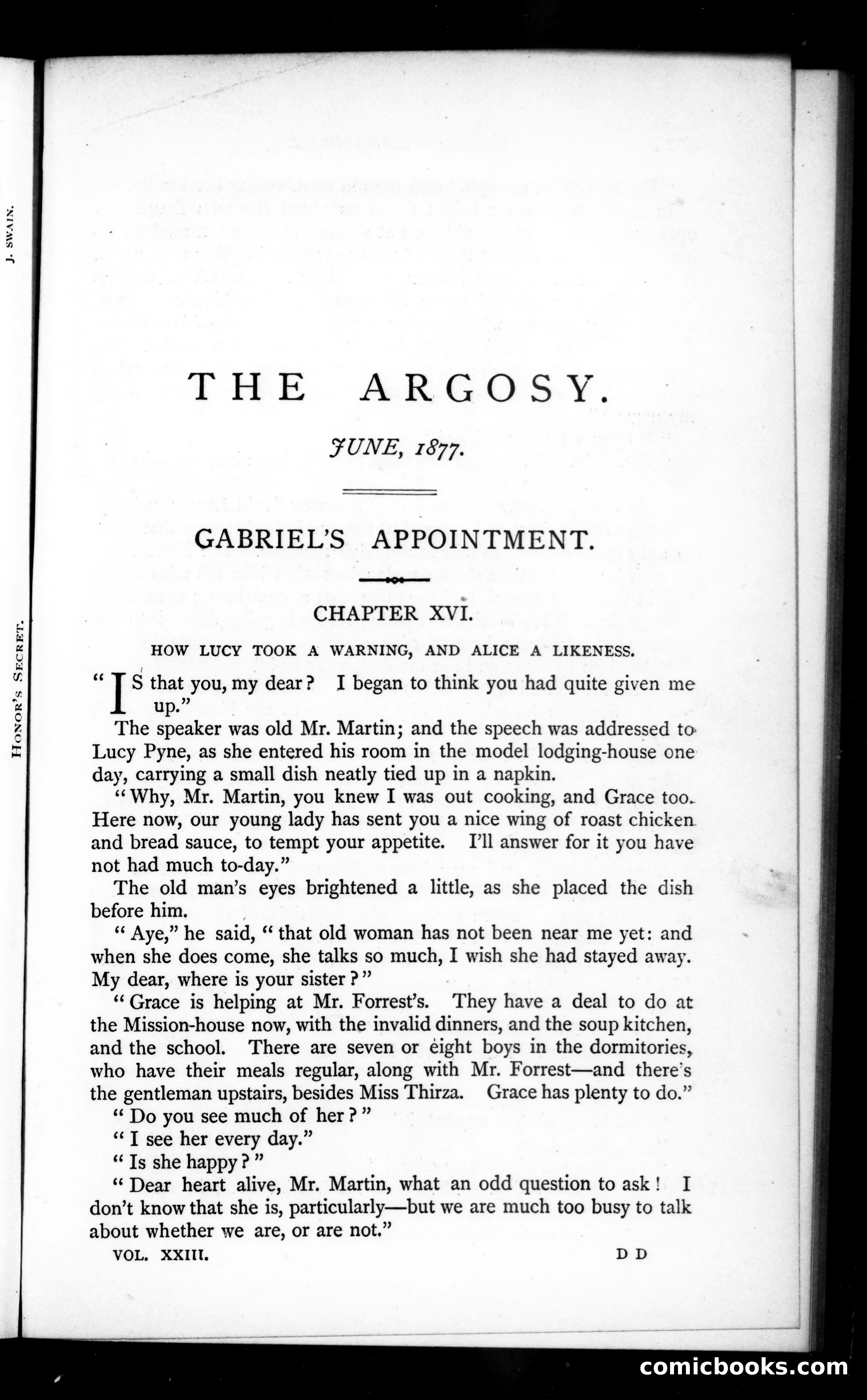 The Argosy, Vol. XXIII — page 1 of 77