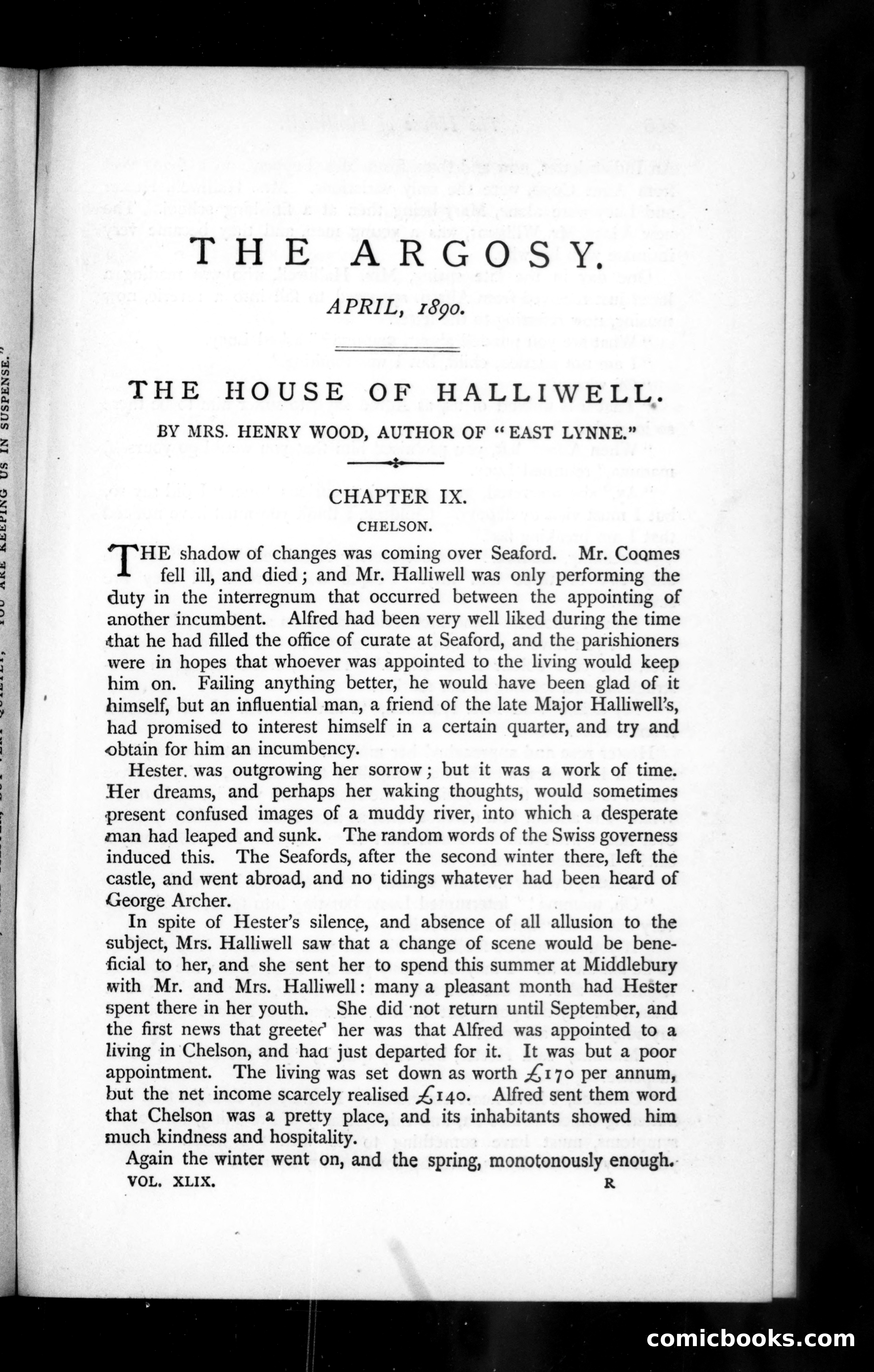 The Argosy, Vol. XLIX — page 1 of 90