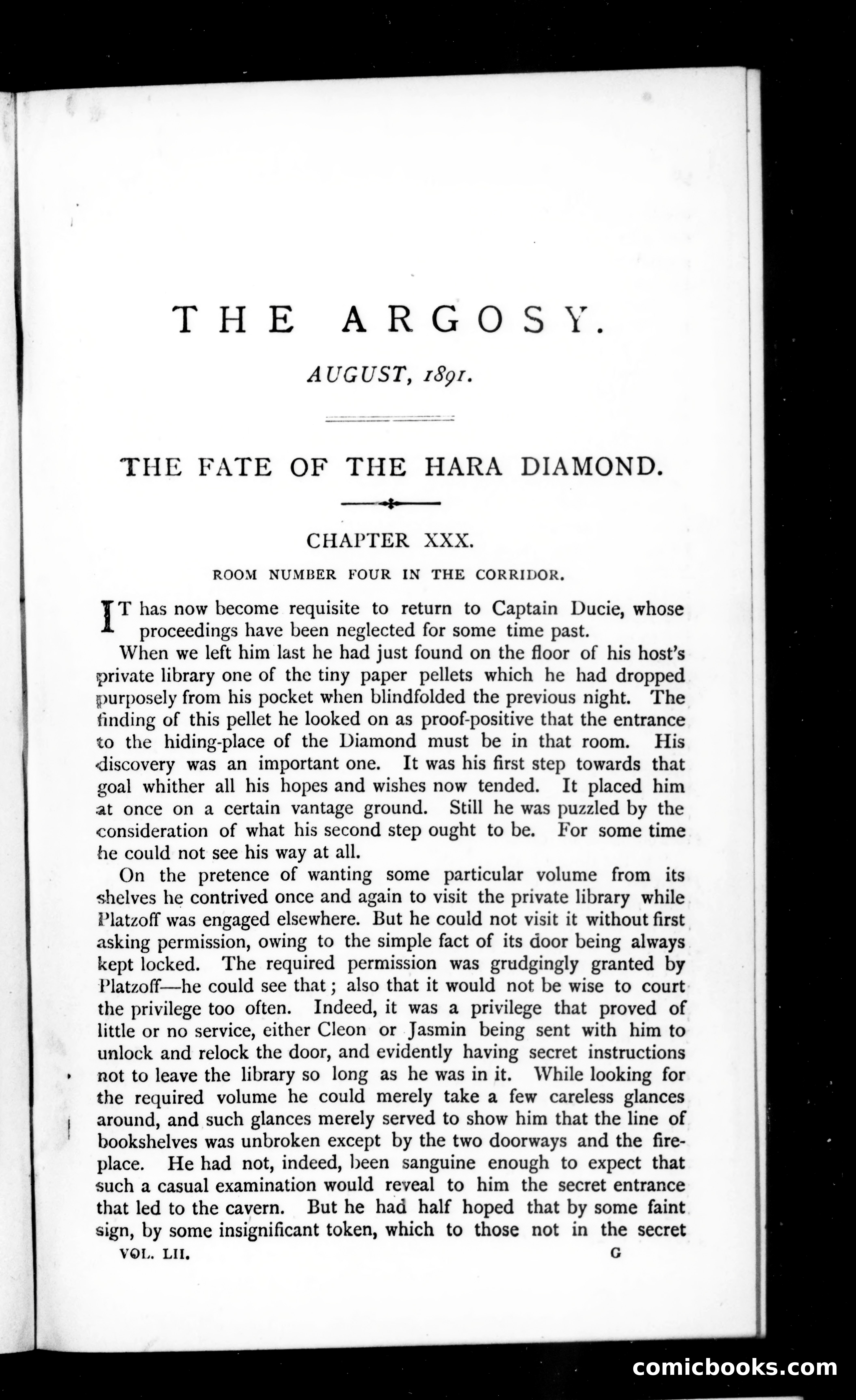 The Argosy, Vol. LII — page 1 of 90