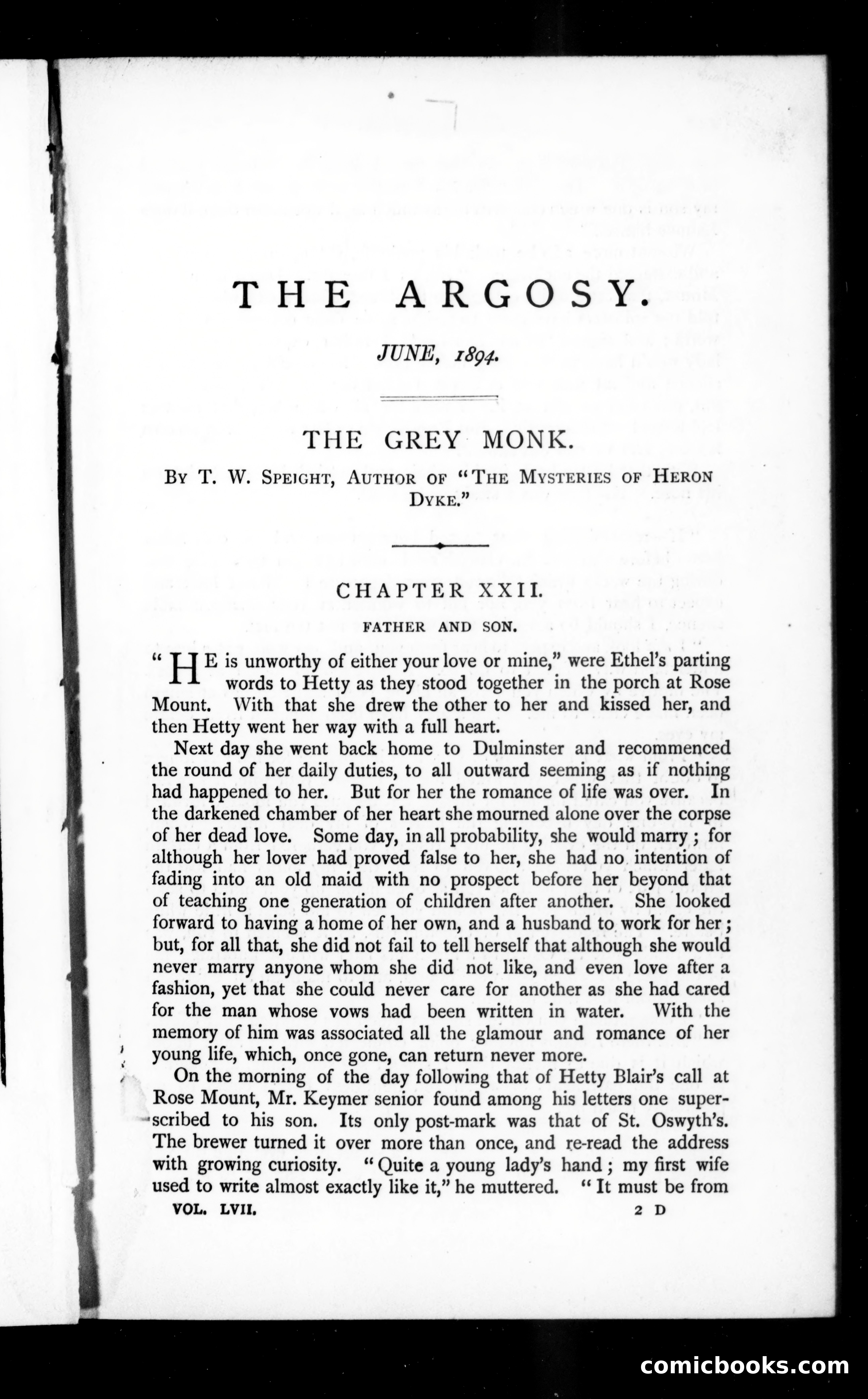 The Argosy, Vol. 57 — page 1 of 131