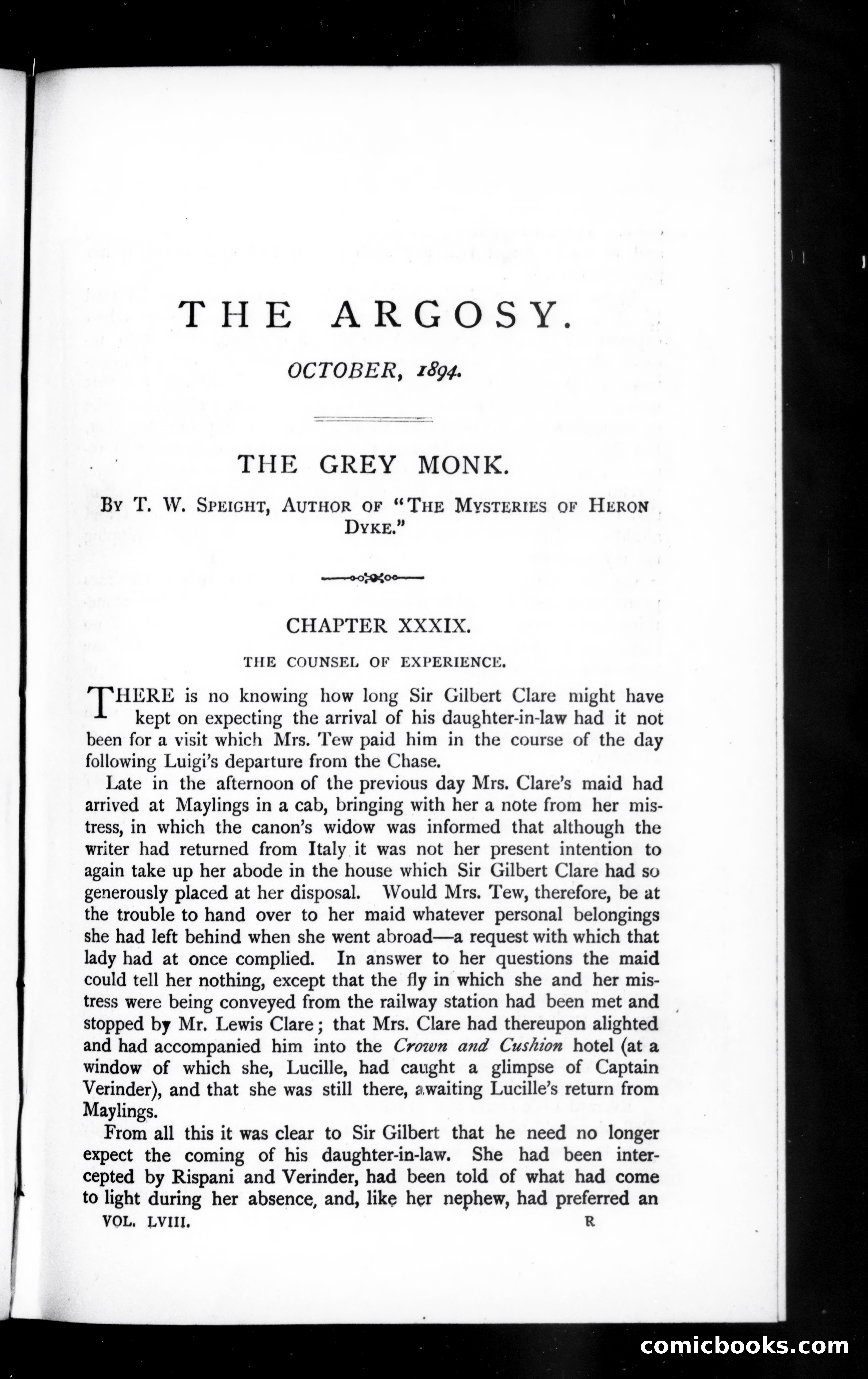 The Argosy, Vol. 58 — page 1 of 90