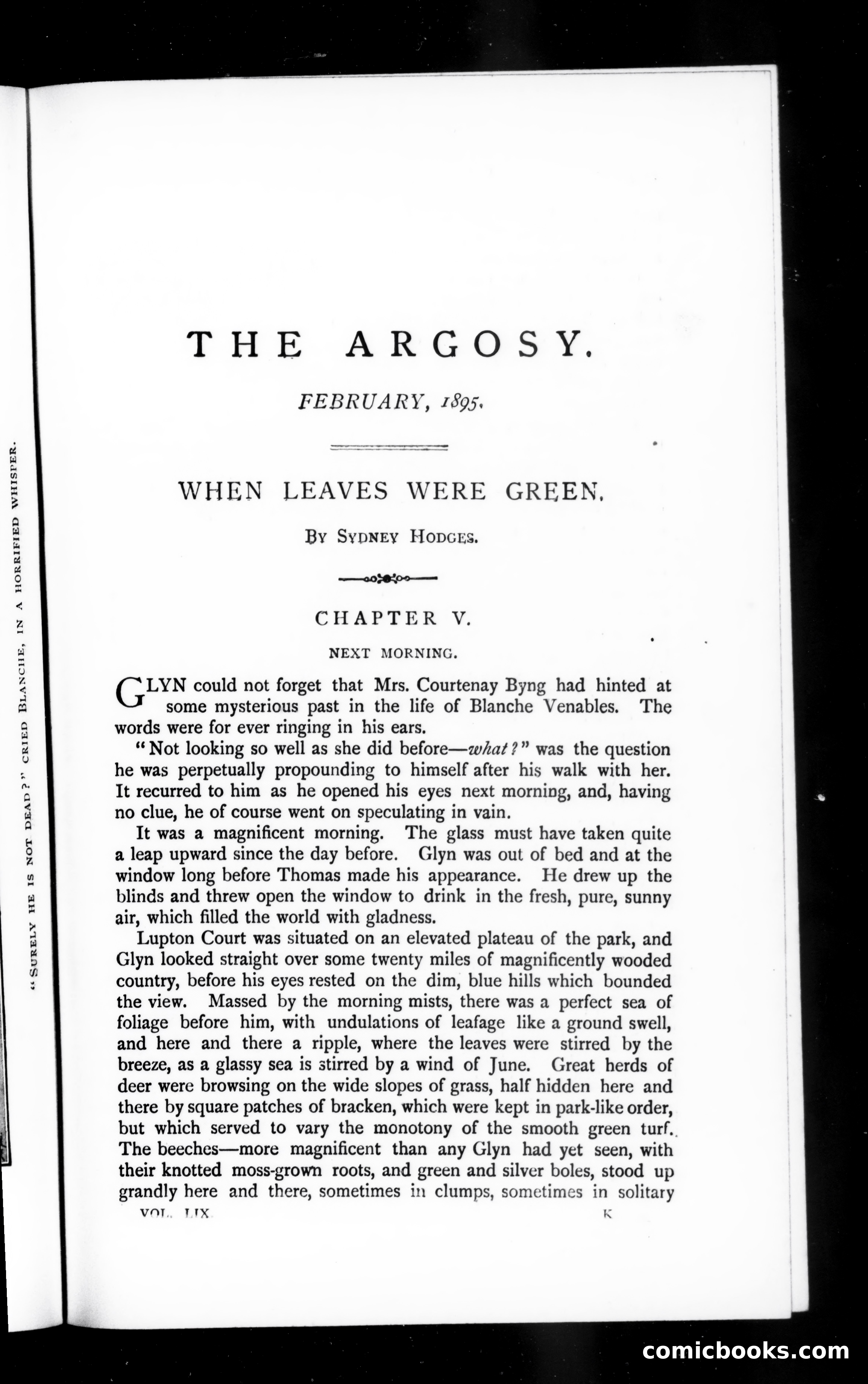 The Argosy, Vol. 59 — page 1 of 132