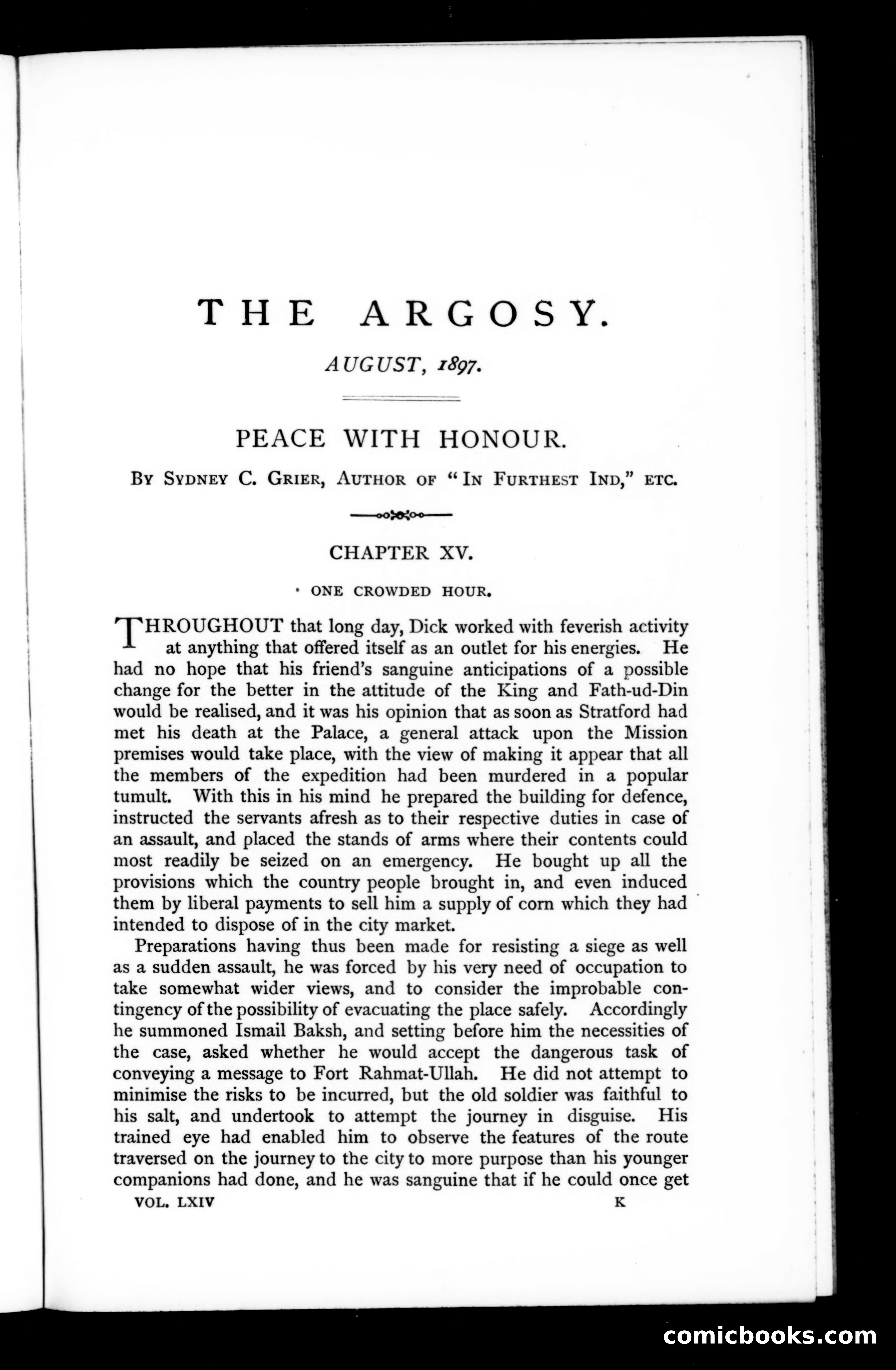 The Argosy, Vol. 64 — page 1 of 129