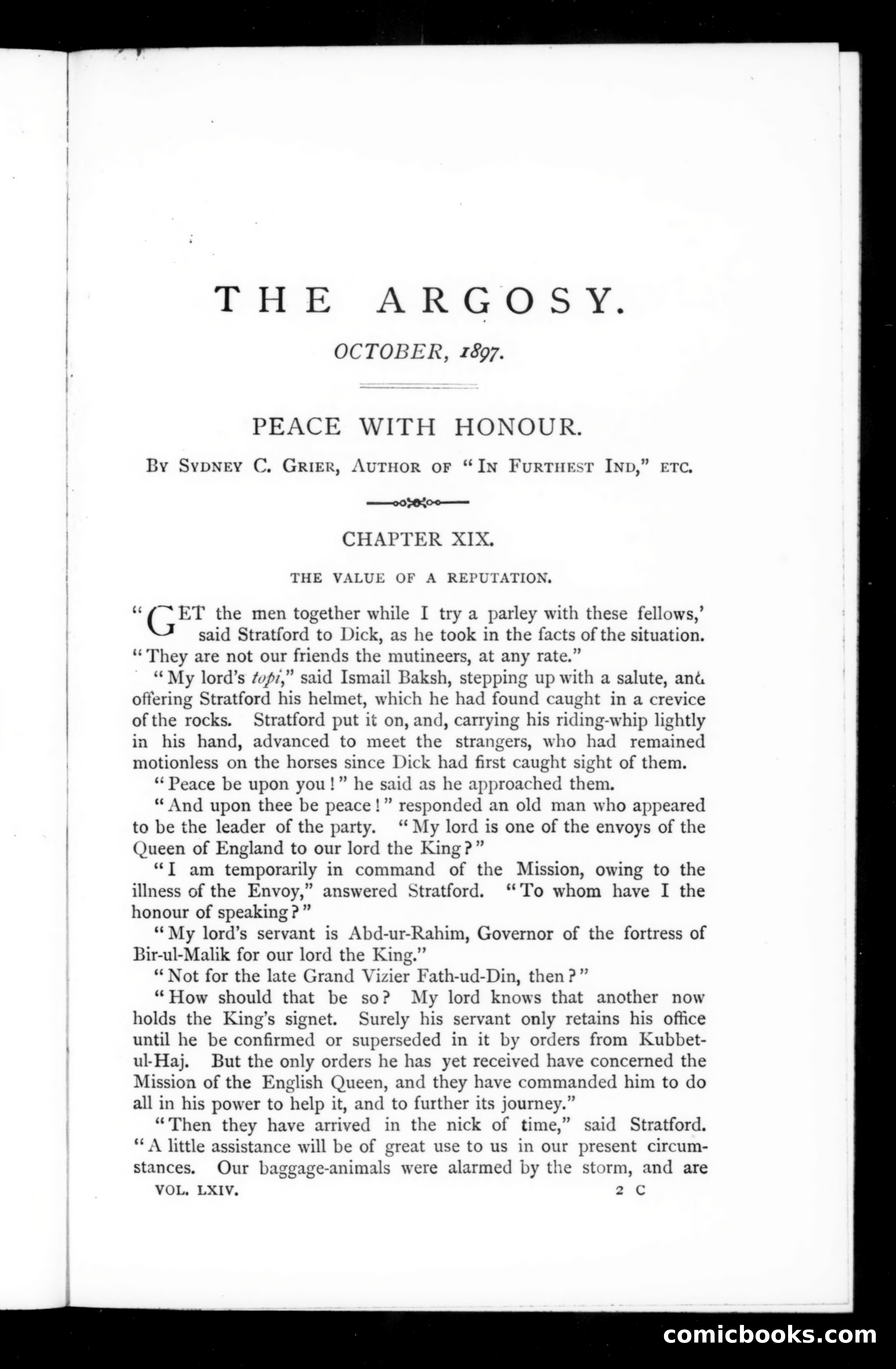 The Argosy, Vol. 64 — page 1 of 129
