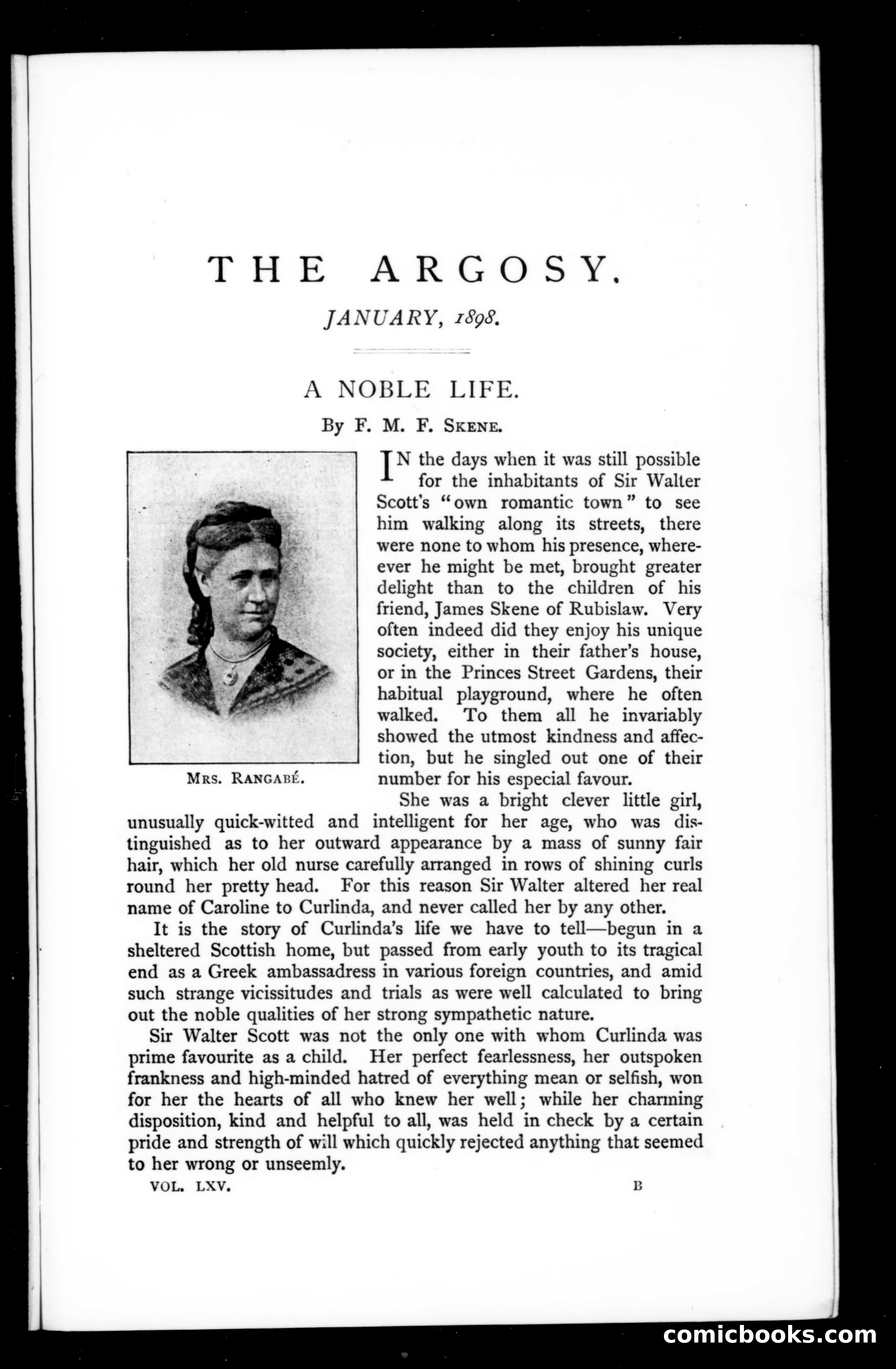 The Argosy, Vol. 65 — page 1 of 129