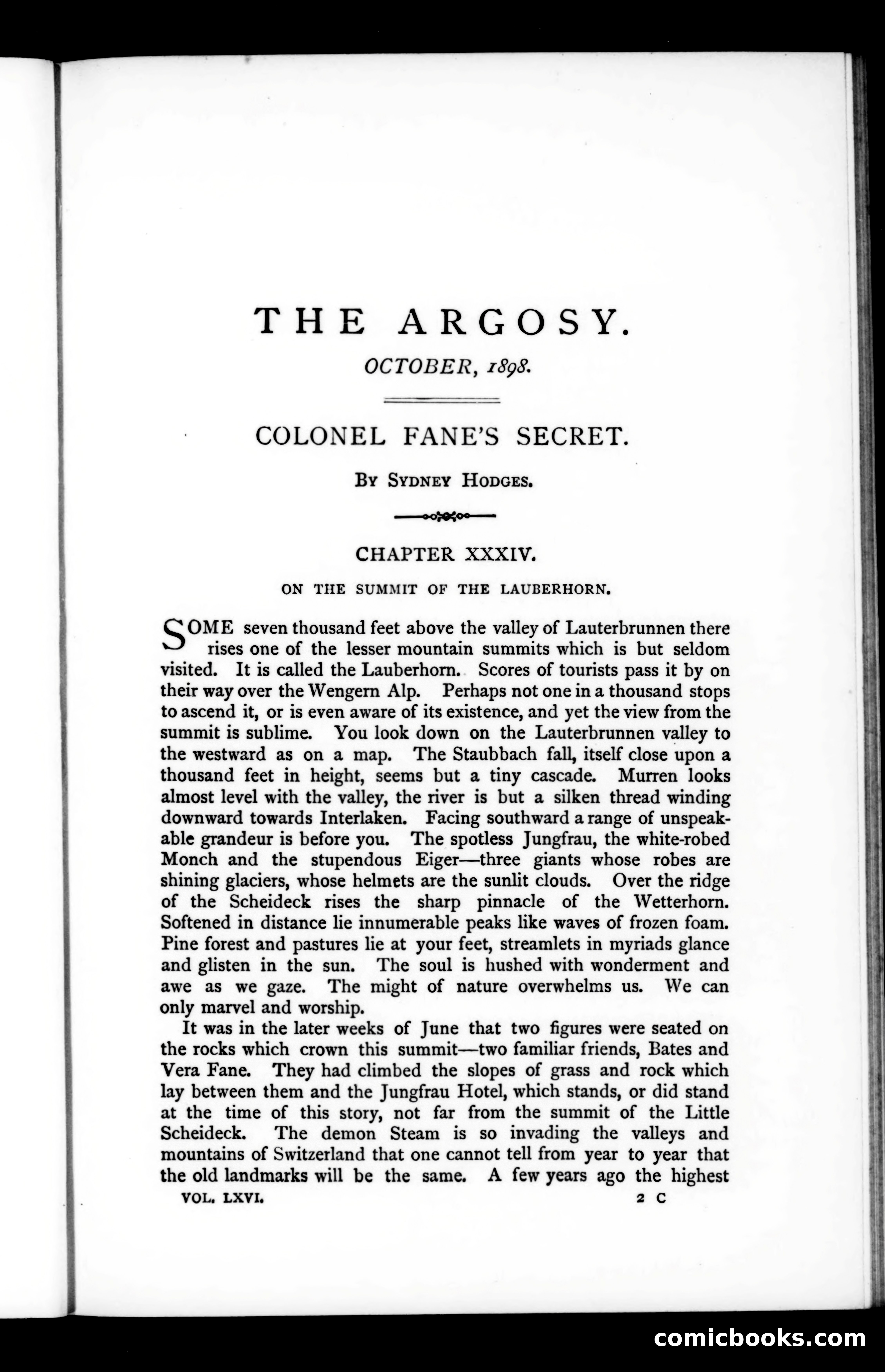 The Argosy, Vol. 66 — page 1 of 121