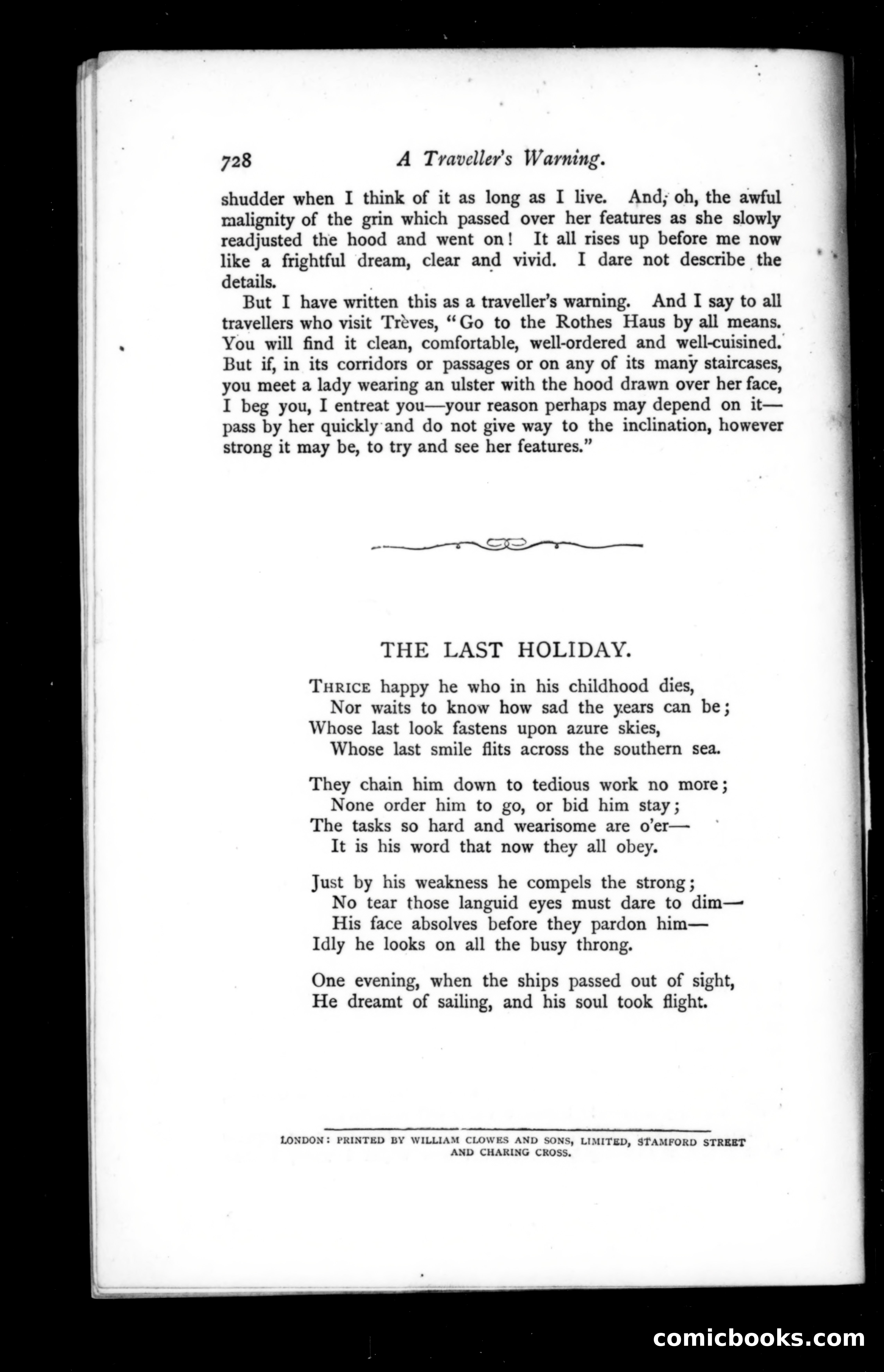 The Argosy, Vol. 66 — page 120 of 121