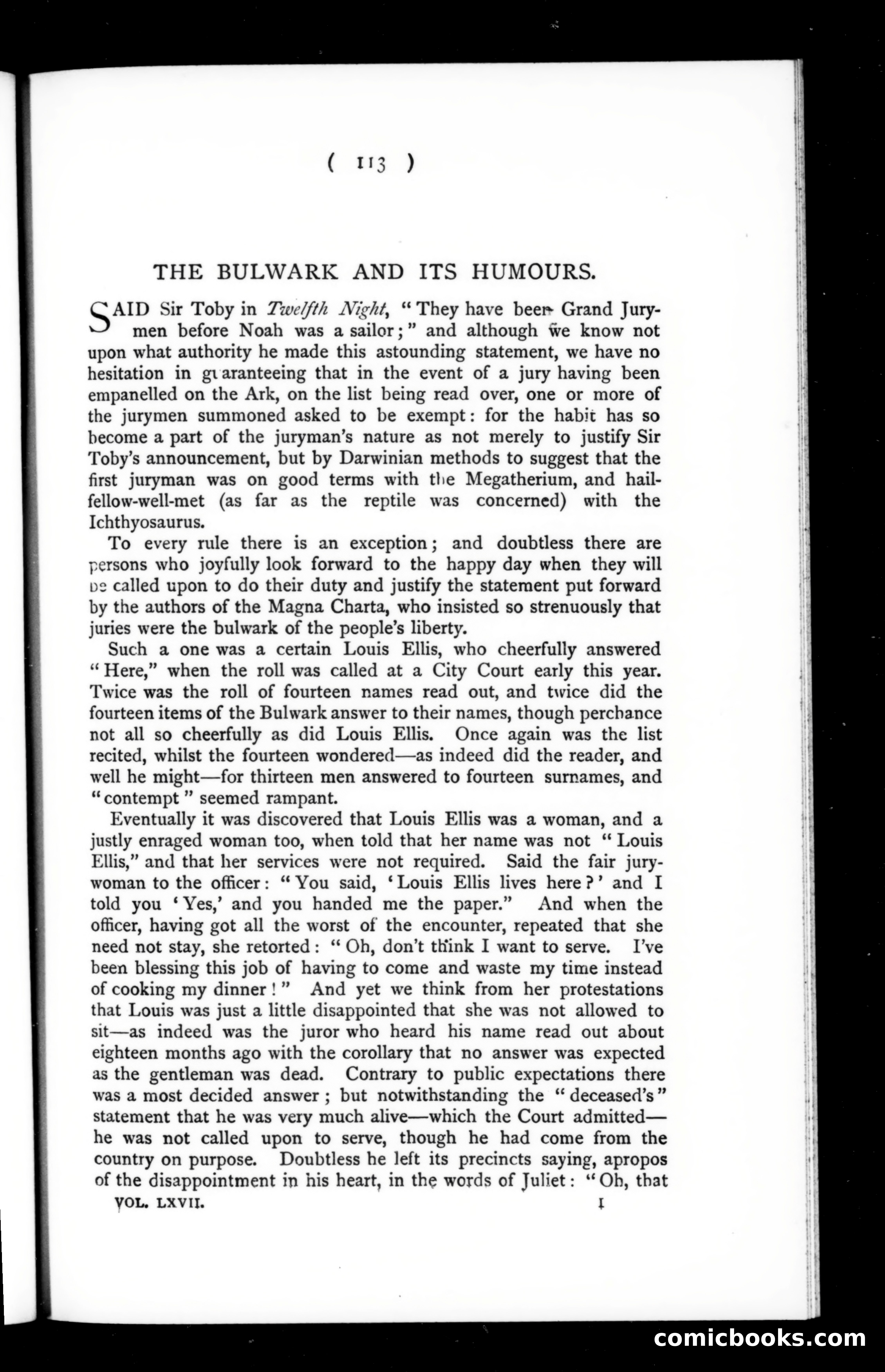 The Argosy, Vol. 67 — page 113 of 121