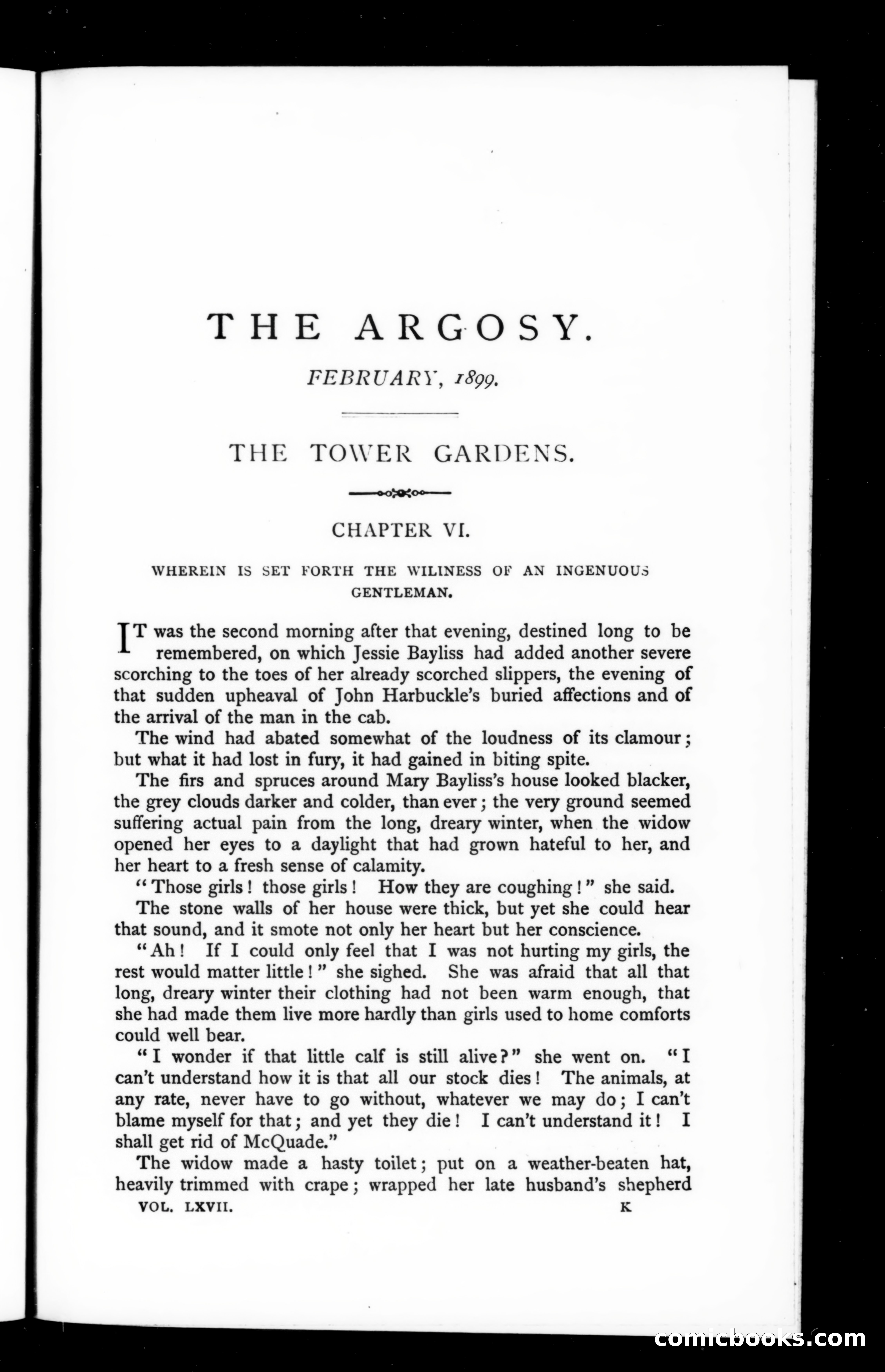 The Argosy, Vol. 67 — page 1 of 121