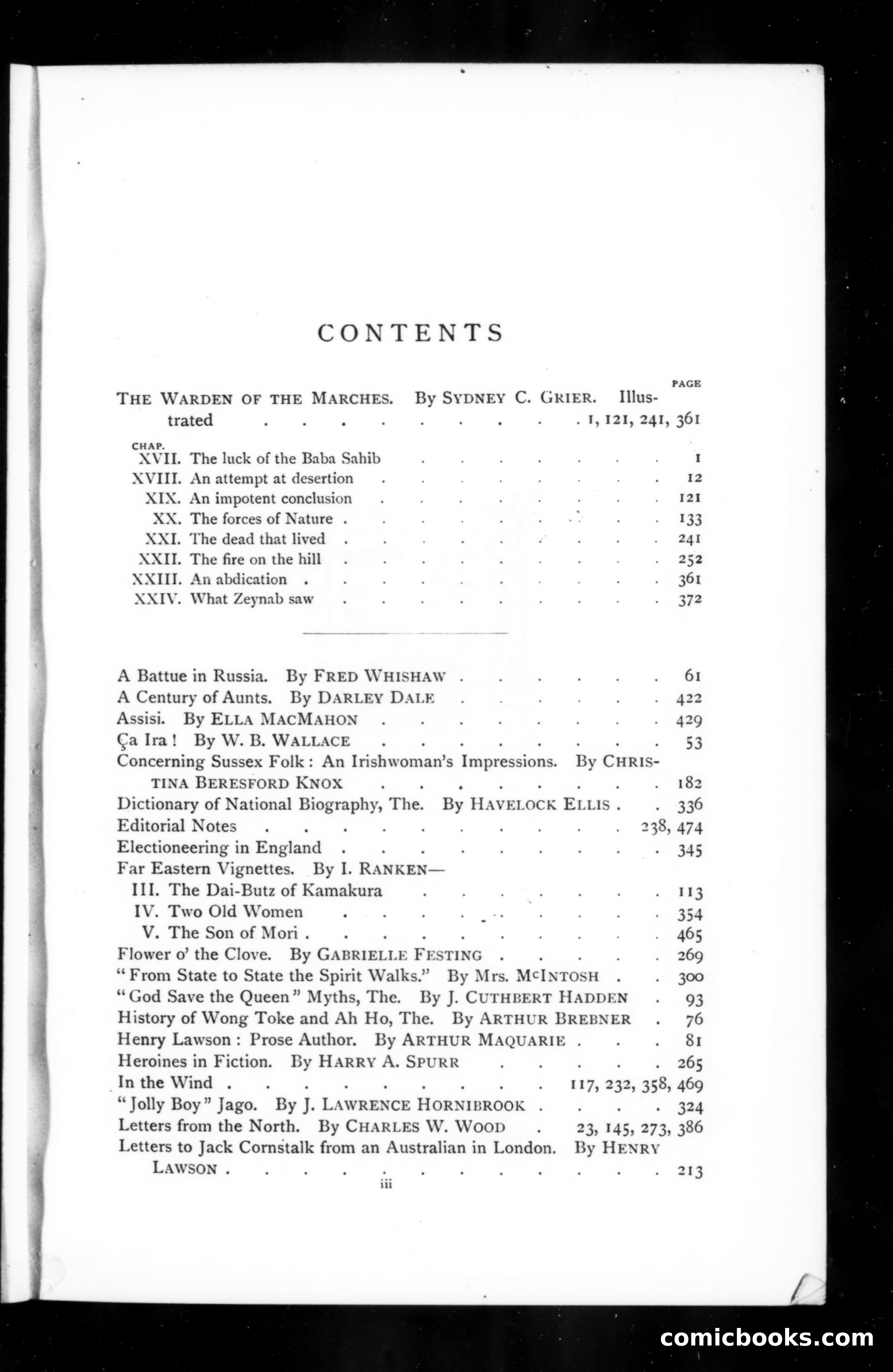 The Argosy, 1900 — page 1 of 3