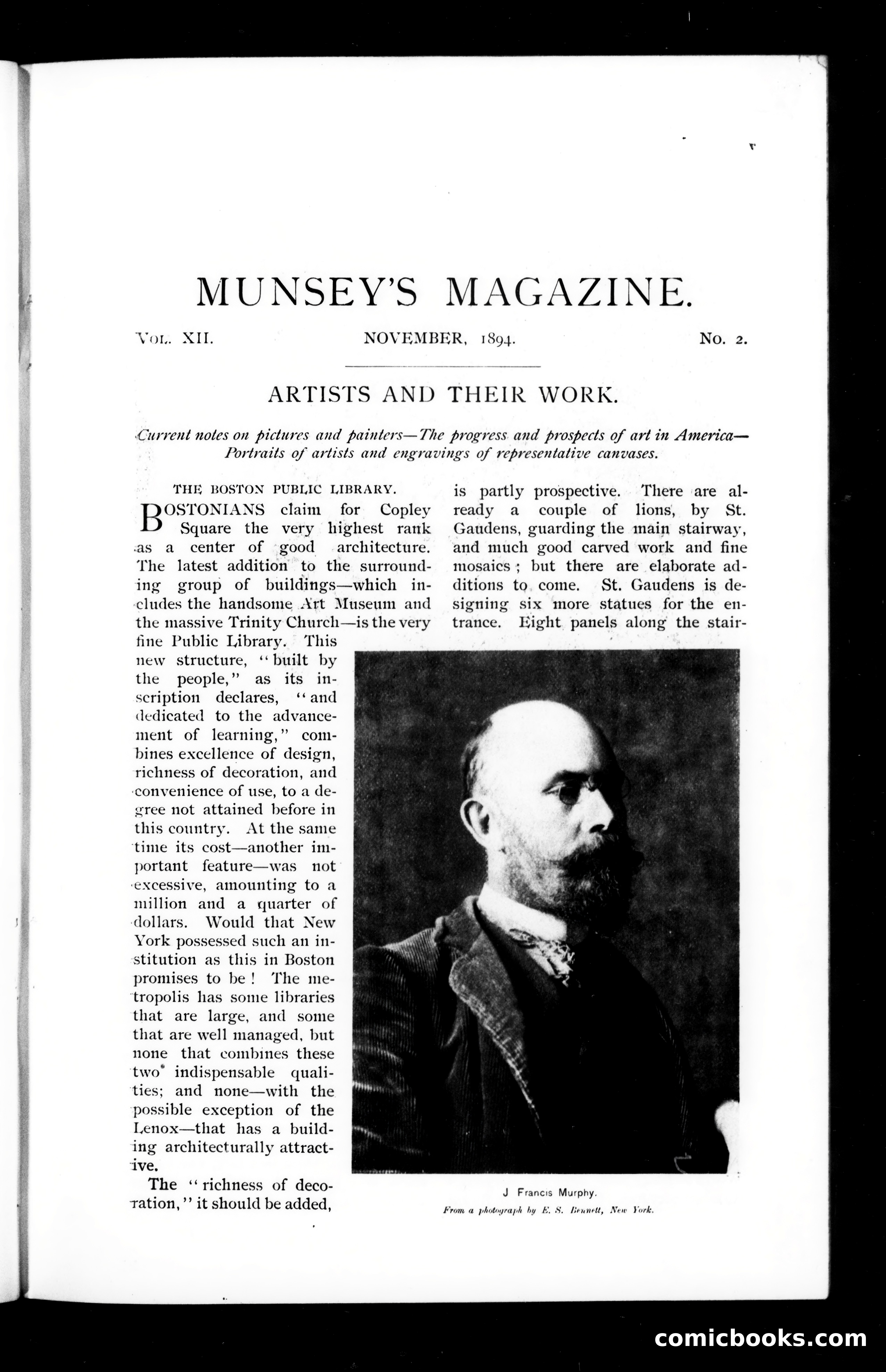 Munsey's Magazine, November 1894 — page 1 of 112
