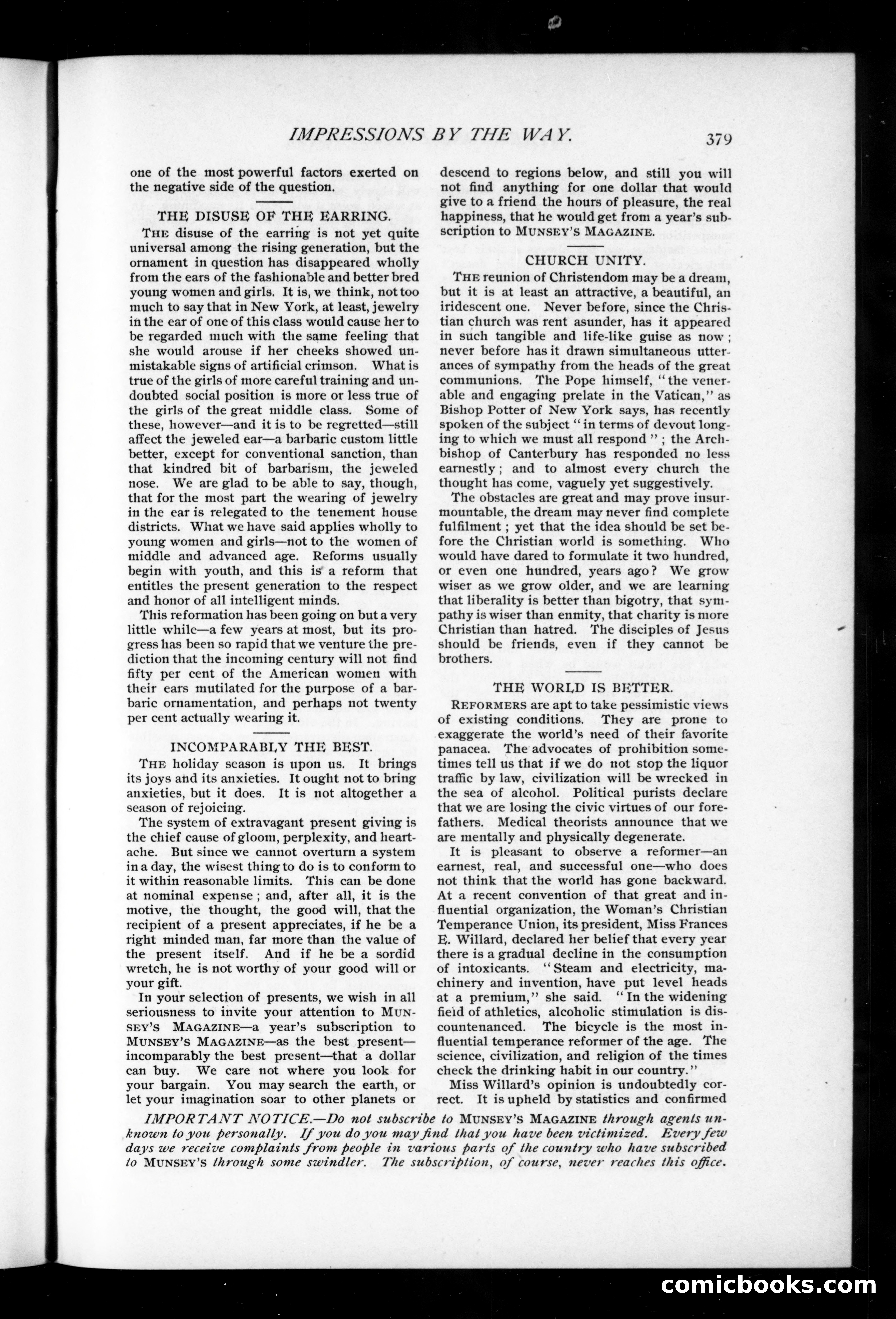 Munsey's Magazine, December 1895 — page 117 of 122