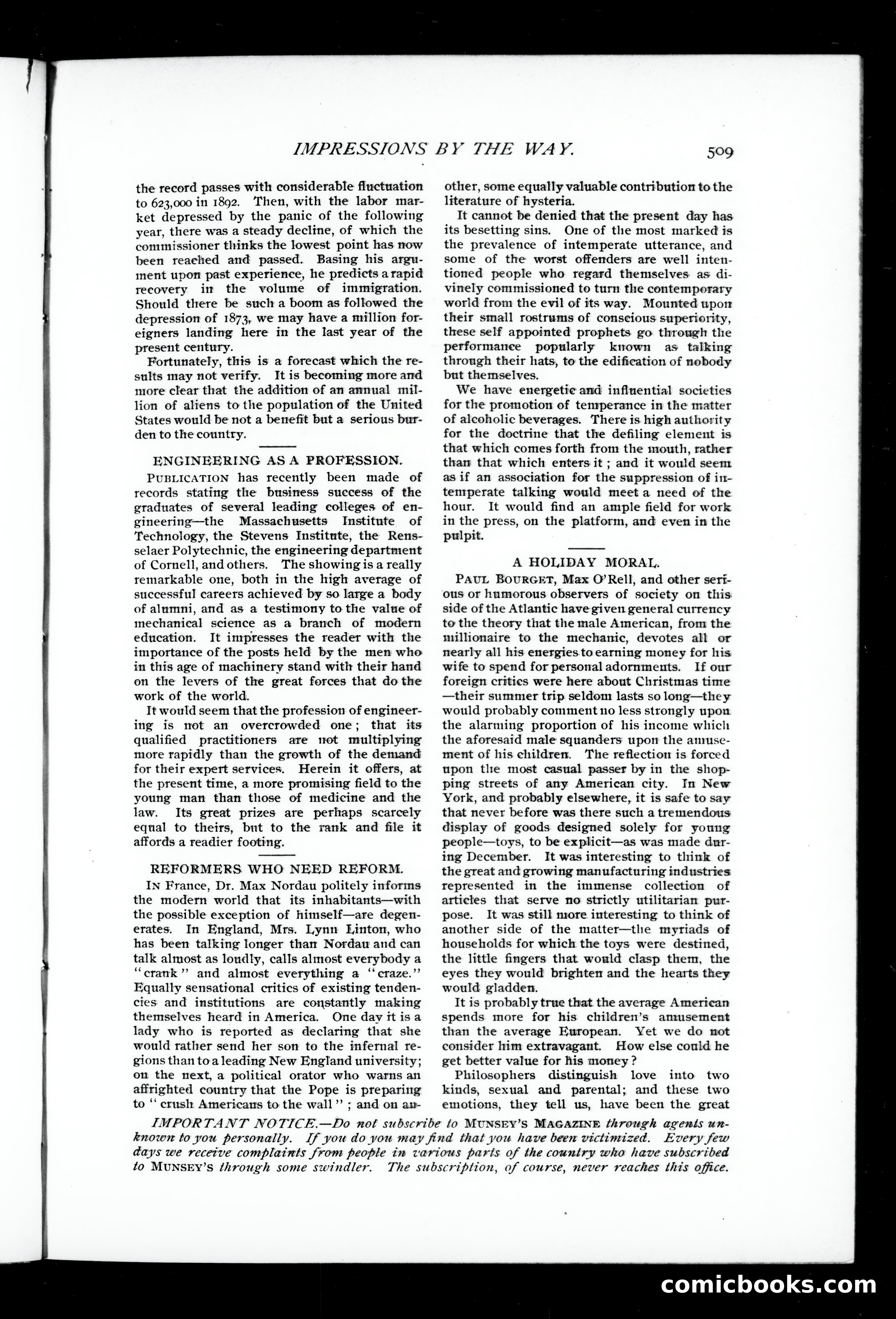 Munsey's Magazine, January 1896 — page 125 of 128