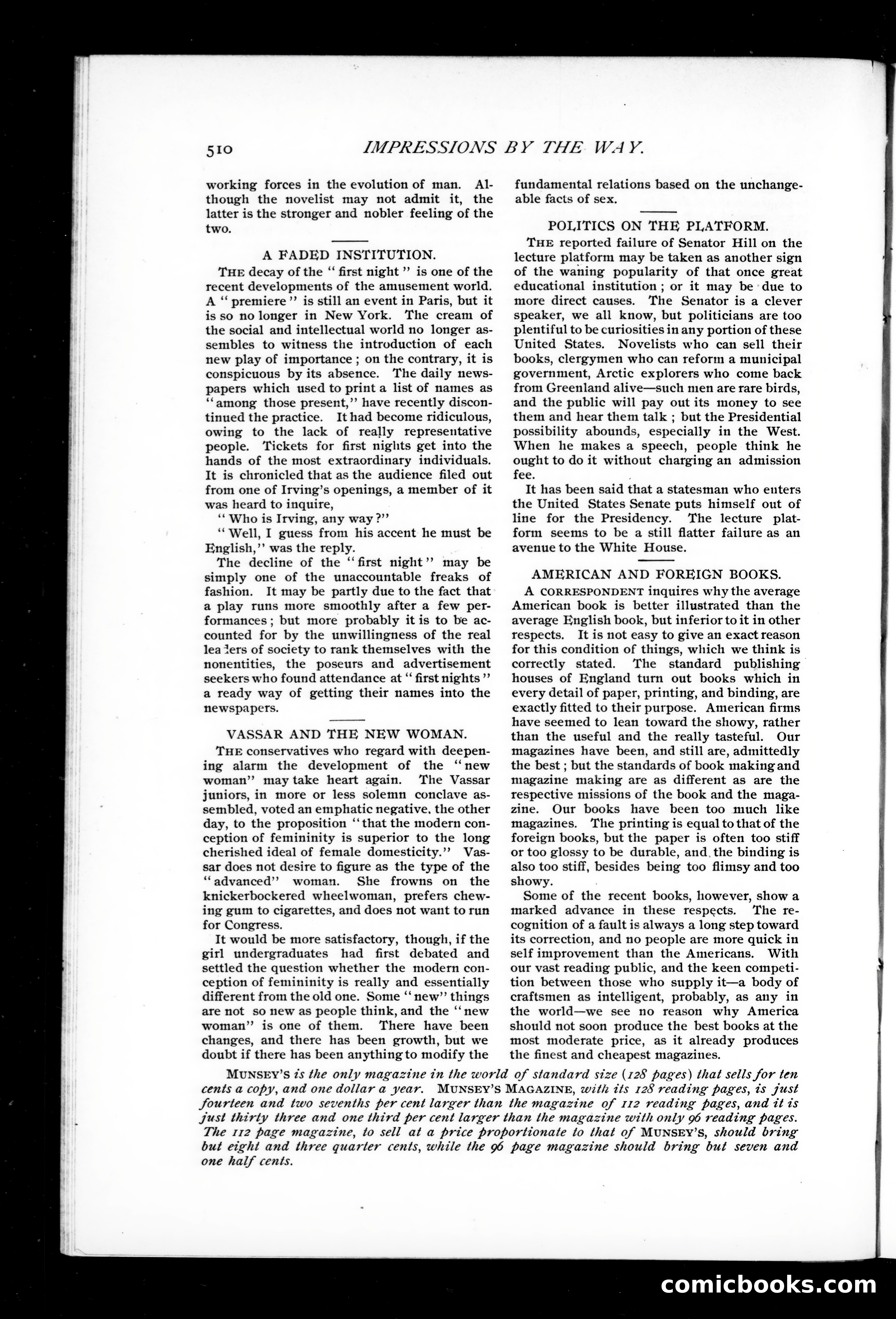 Munsey's Magazine, January 1896 — page 126 of 128