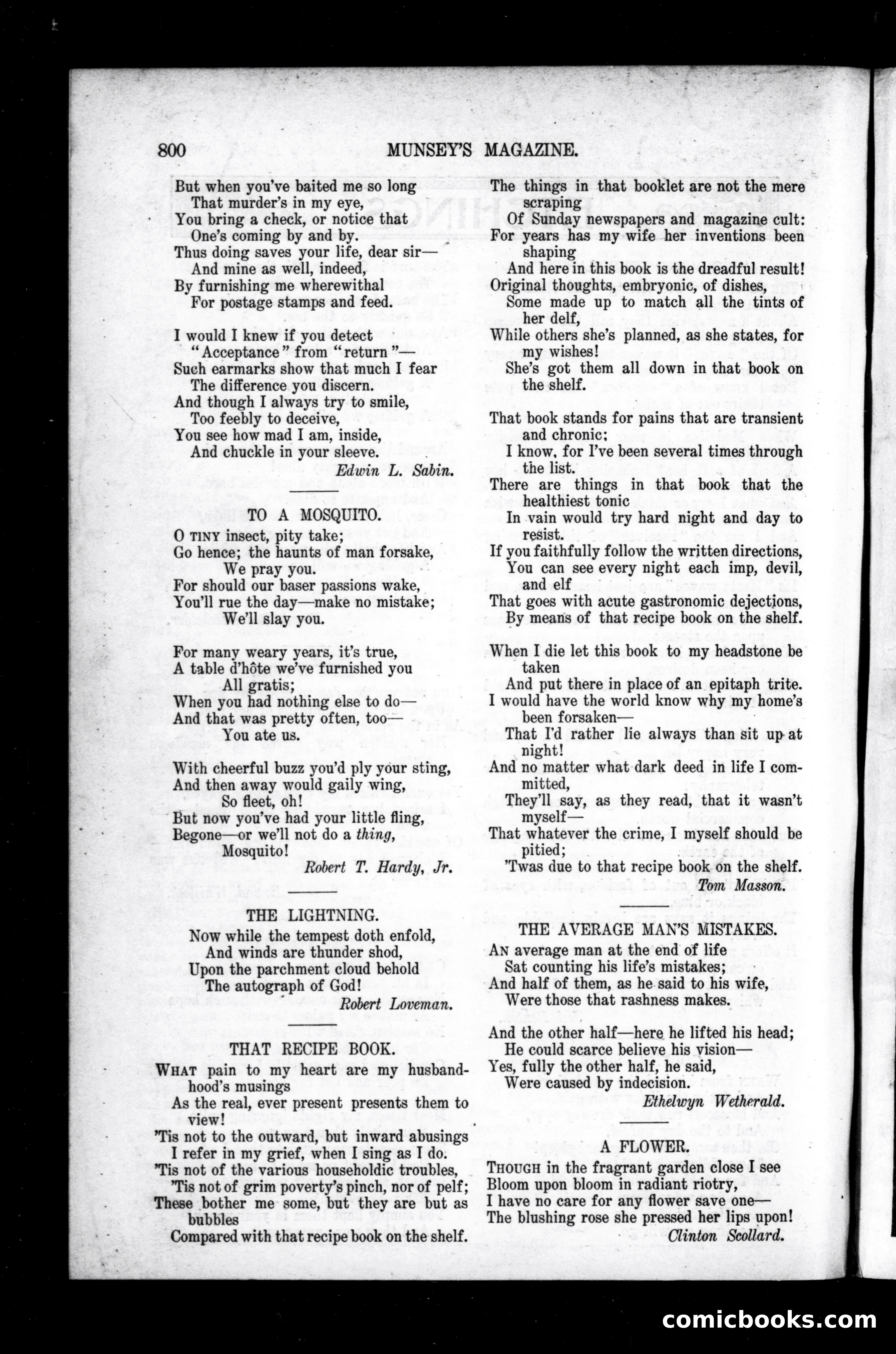 Munsey's Magazine, August 1899 — page 158 of 158