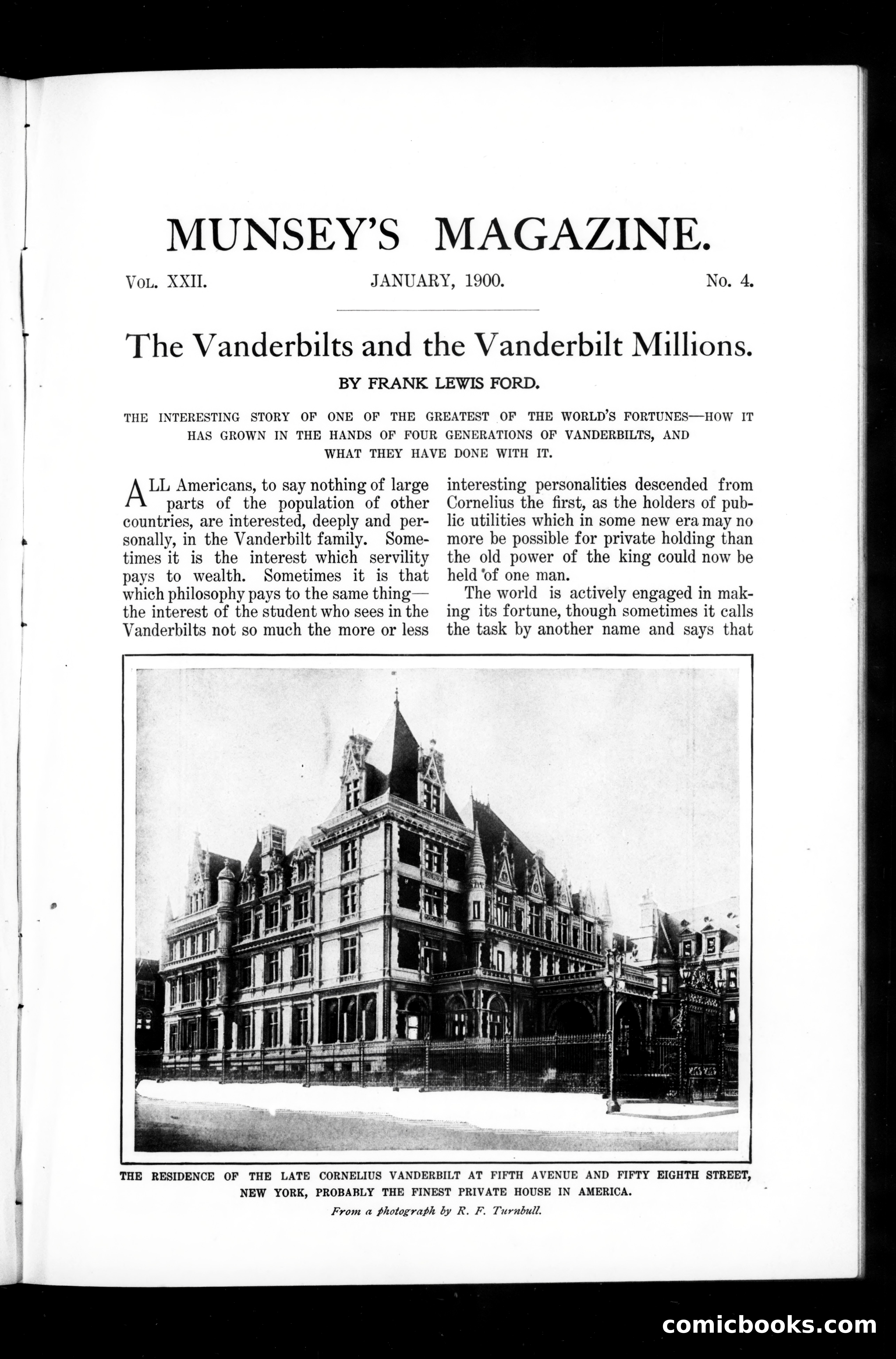 Munsey's Magazine, Vol. 22, No. 4 — page 5 of 162