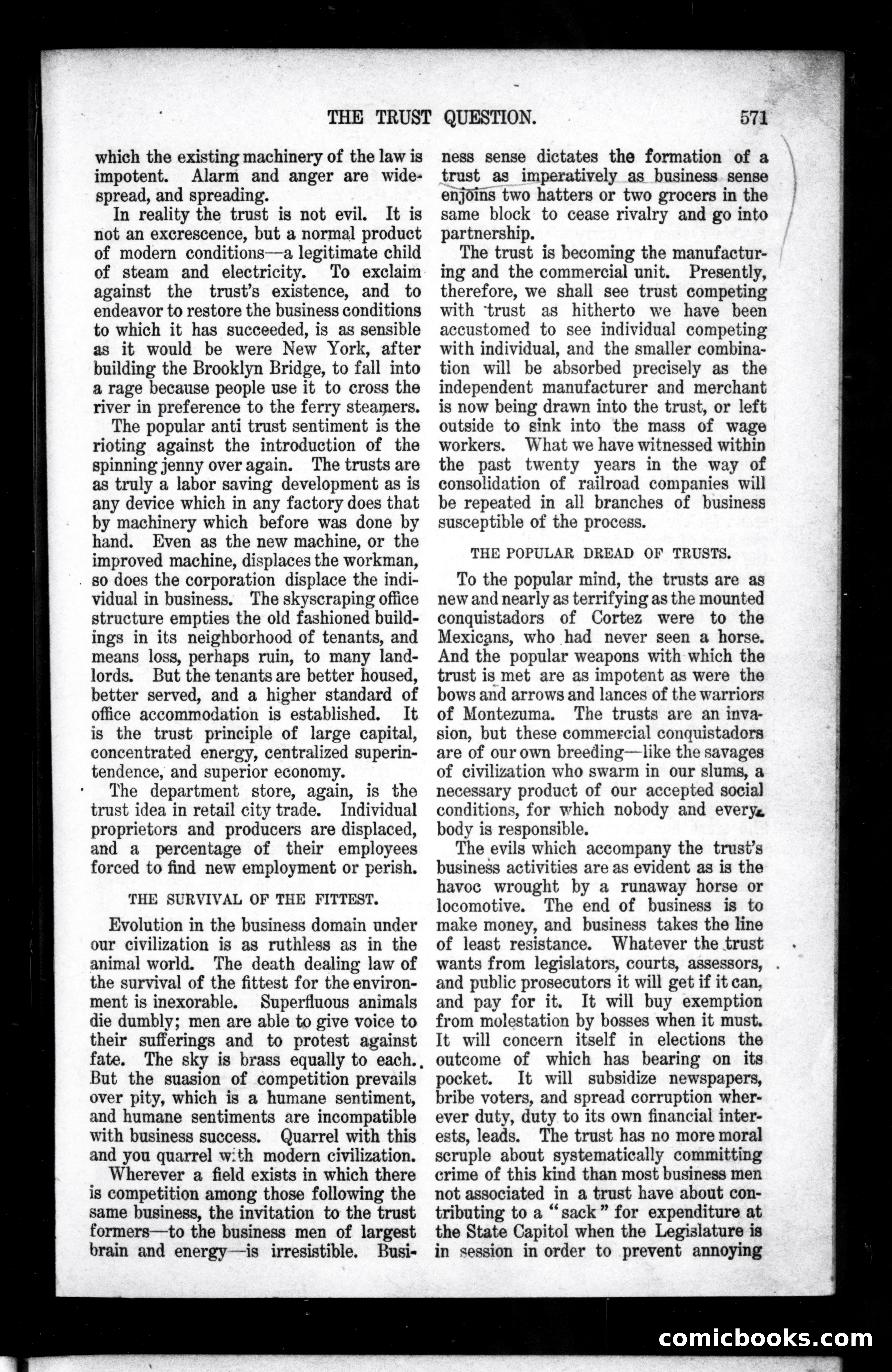 Munsey's Magazine, Vol. 22, No. 4 — page 113 of 162