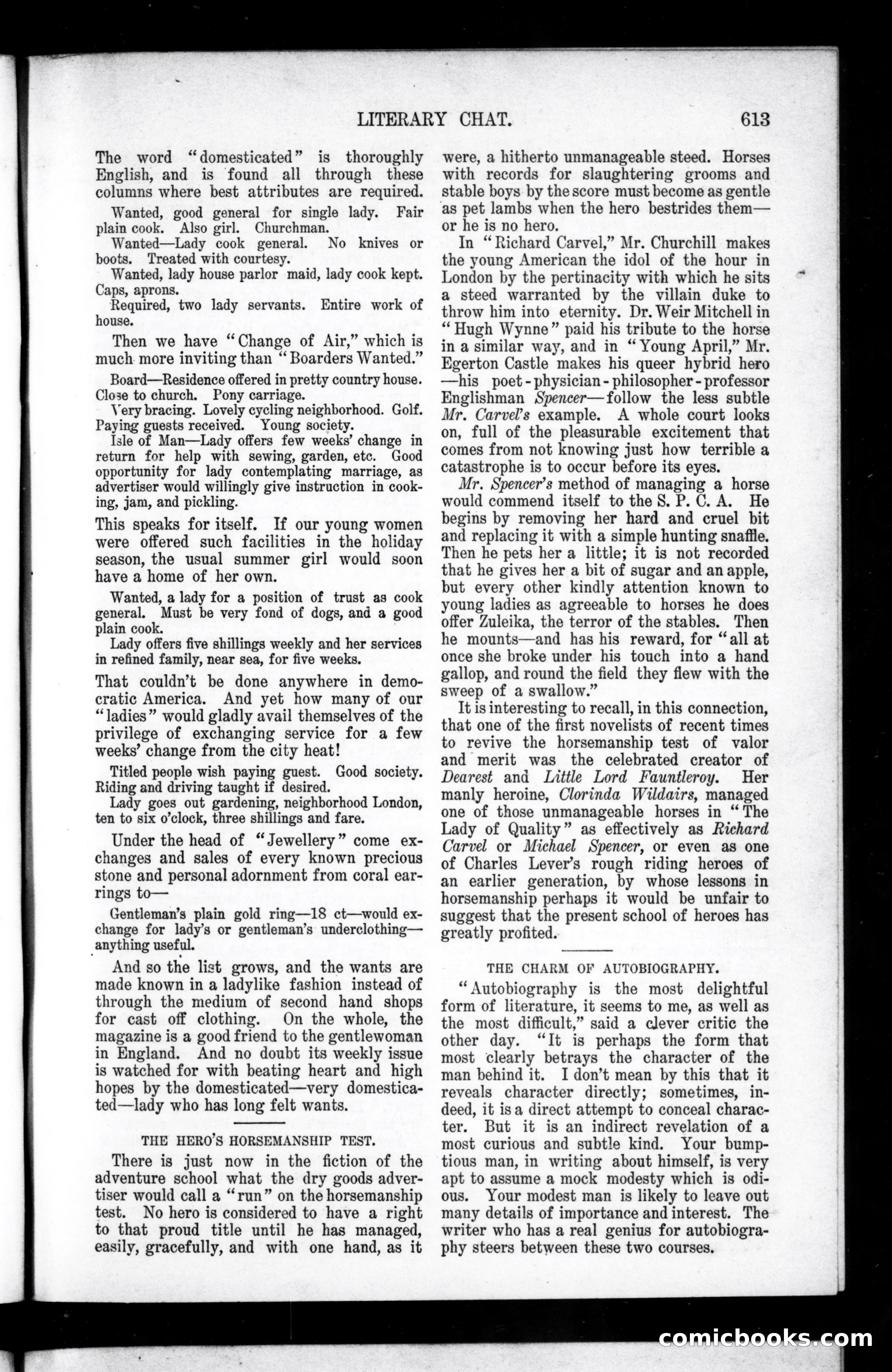 Munsey's Magazine, Vol. 22, No. 4 — page 159 of 162