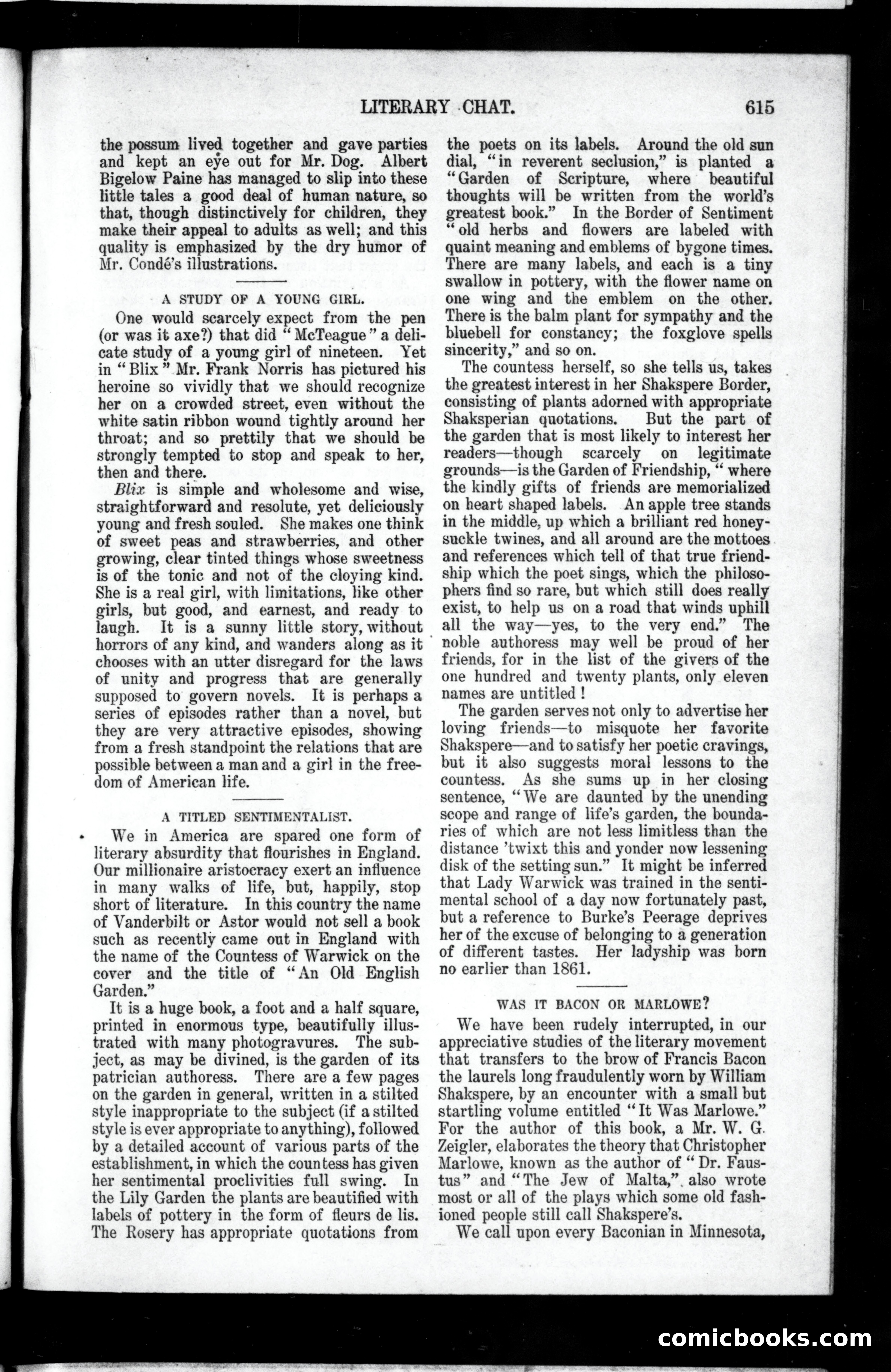 Munsey's Magazine, Vol. 22, No. 4 — page 161 of 162