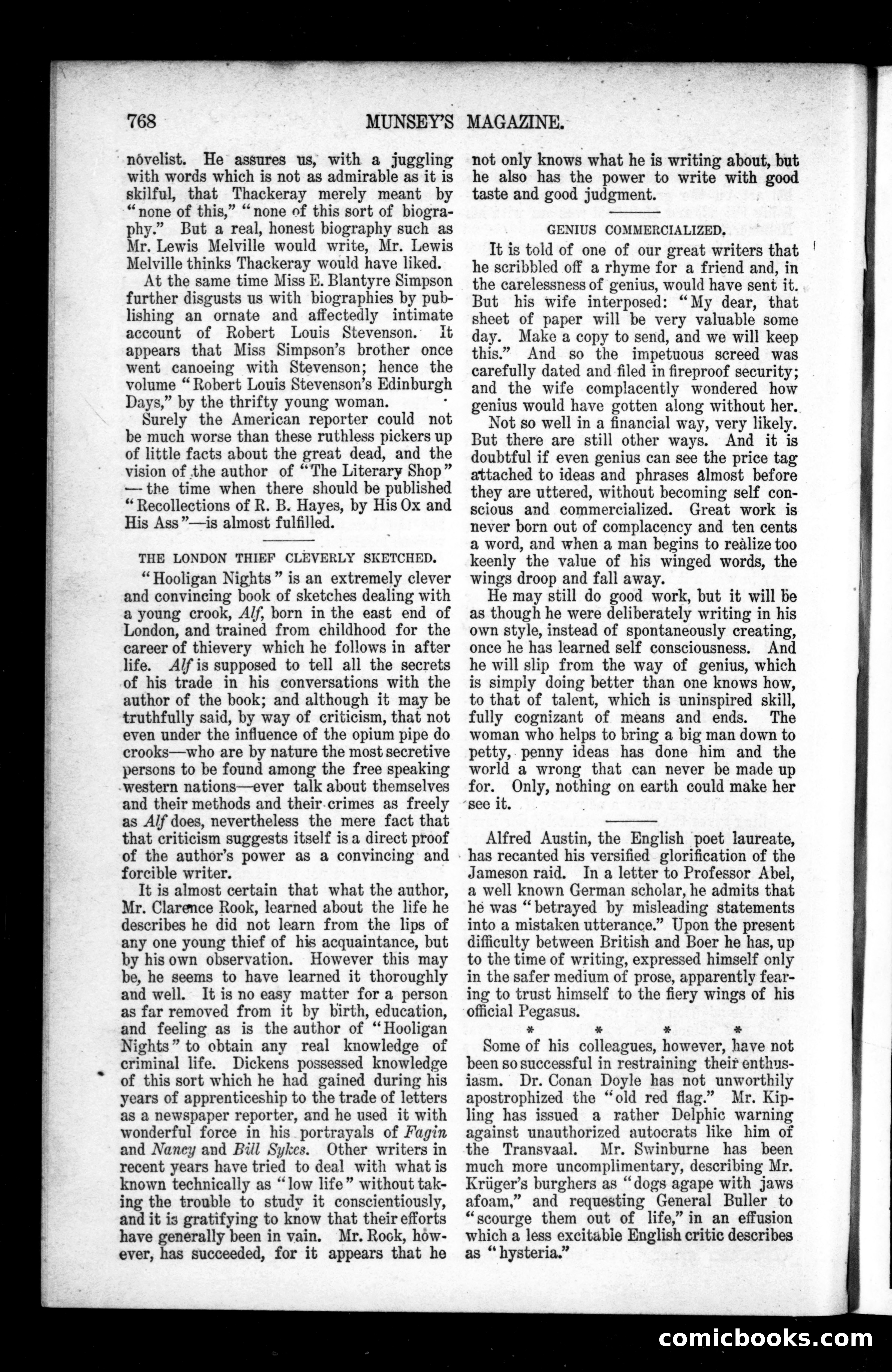 Munsey's Magazine, February 1900 — page 154 of 154