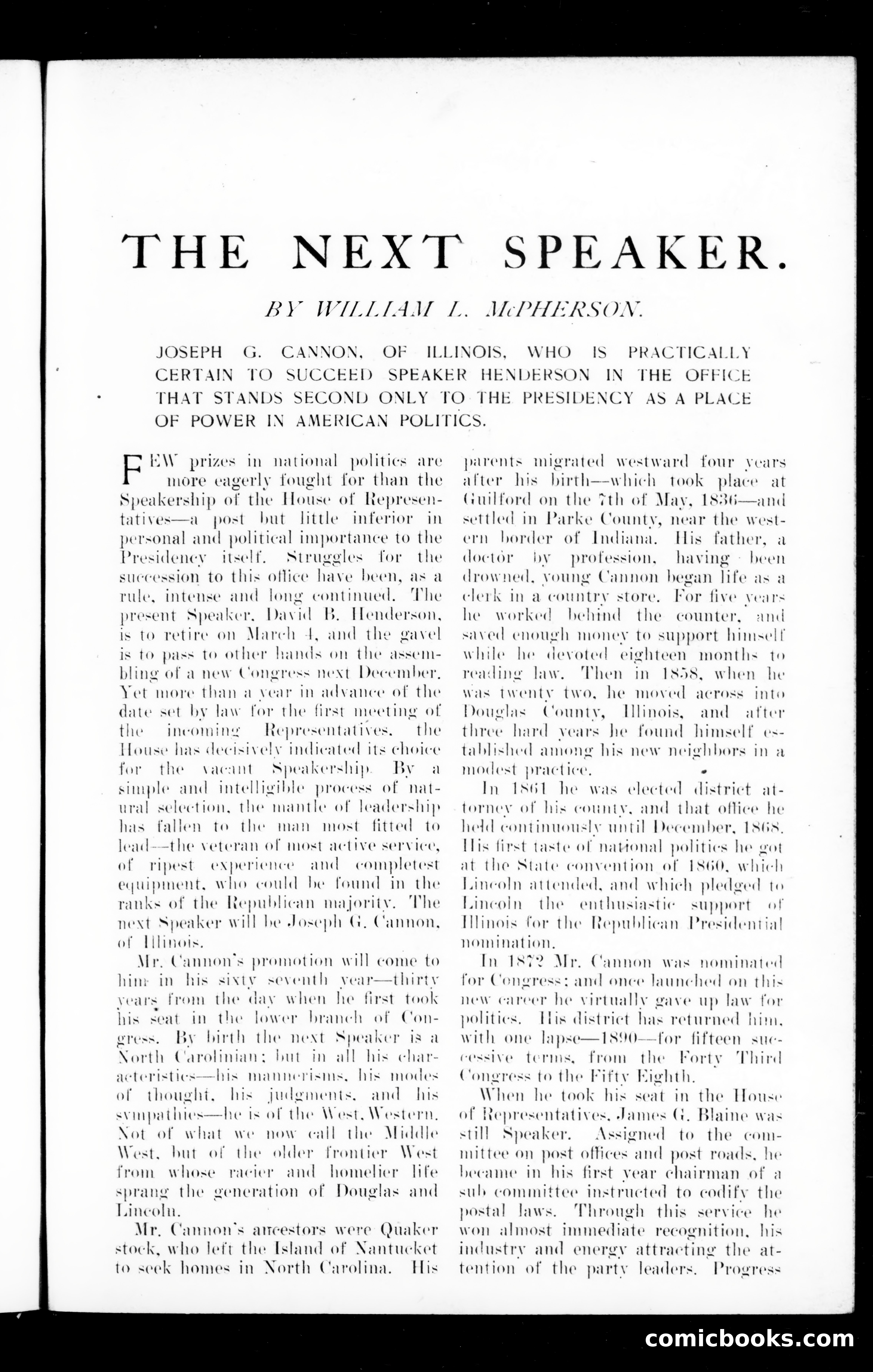 Munsey's Magazine, February 1903 — page 11 of 162