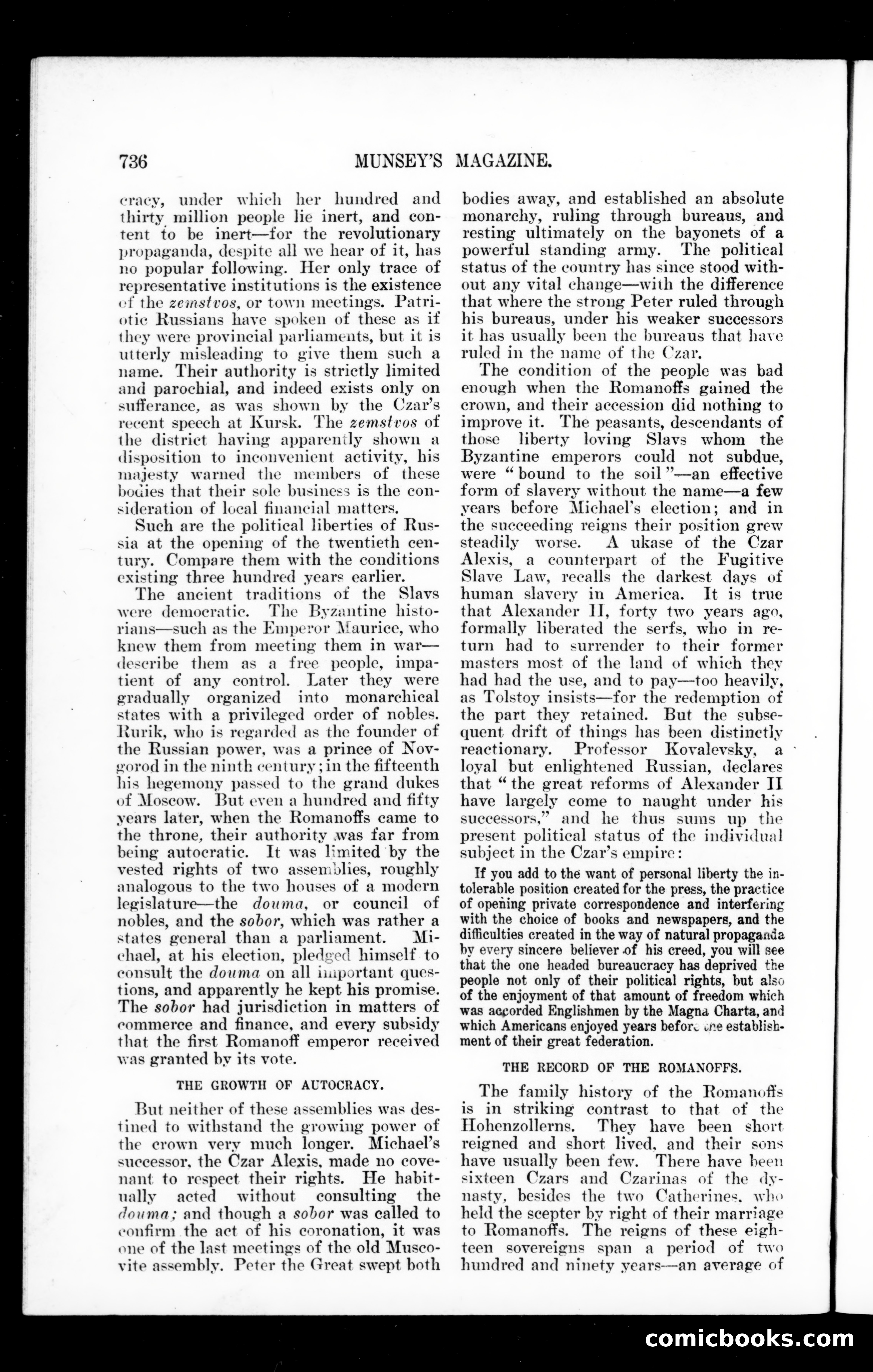 Munsey's Magazine, February 1903 — page 98 of 162