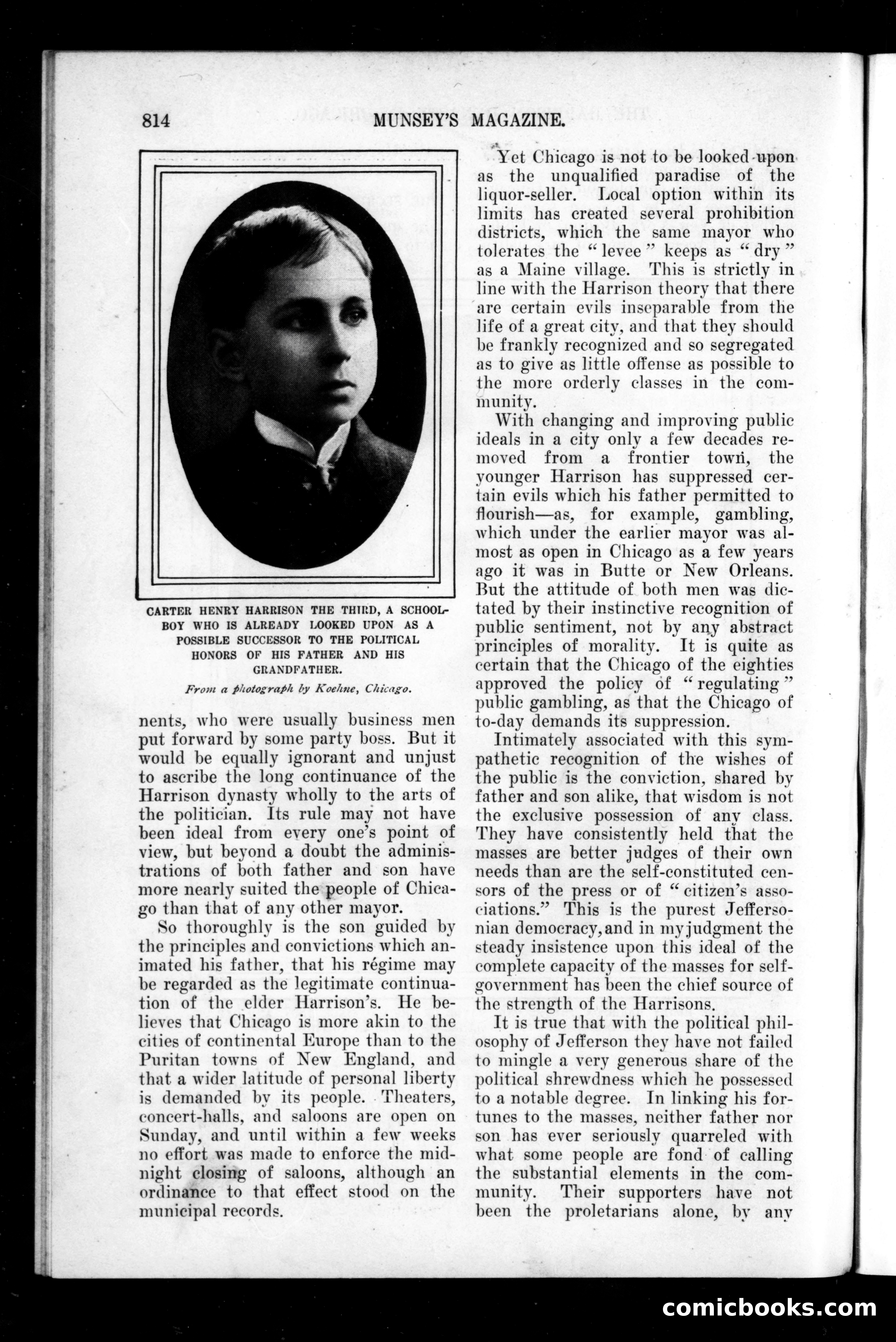 Munsey's Magazine, September 1908 — page 16 of 163