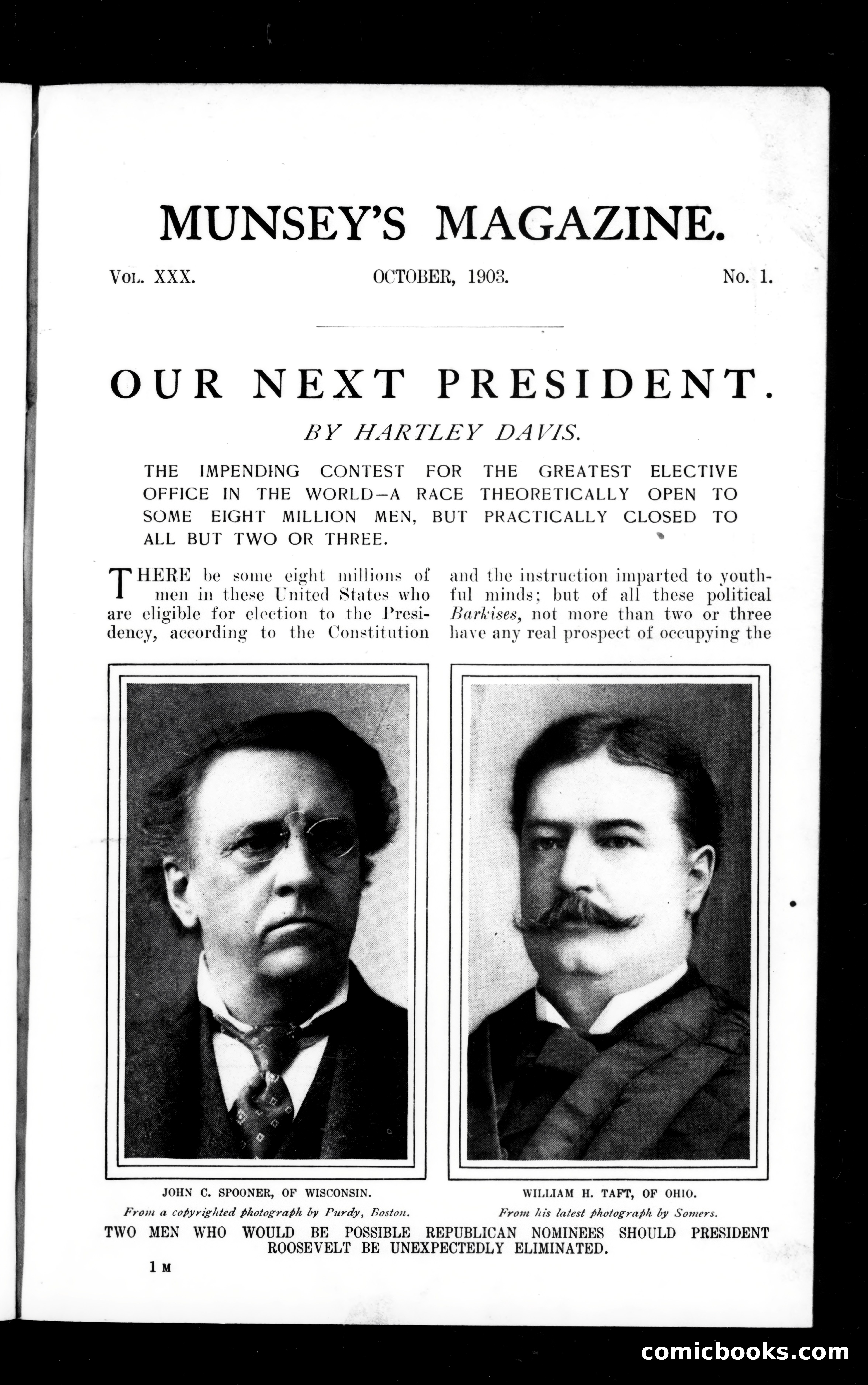 Munsey's Magazine, October 1903 — page 3 of 164
