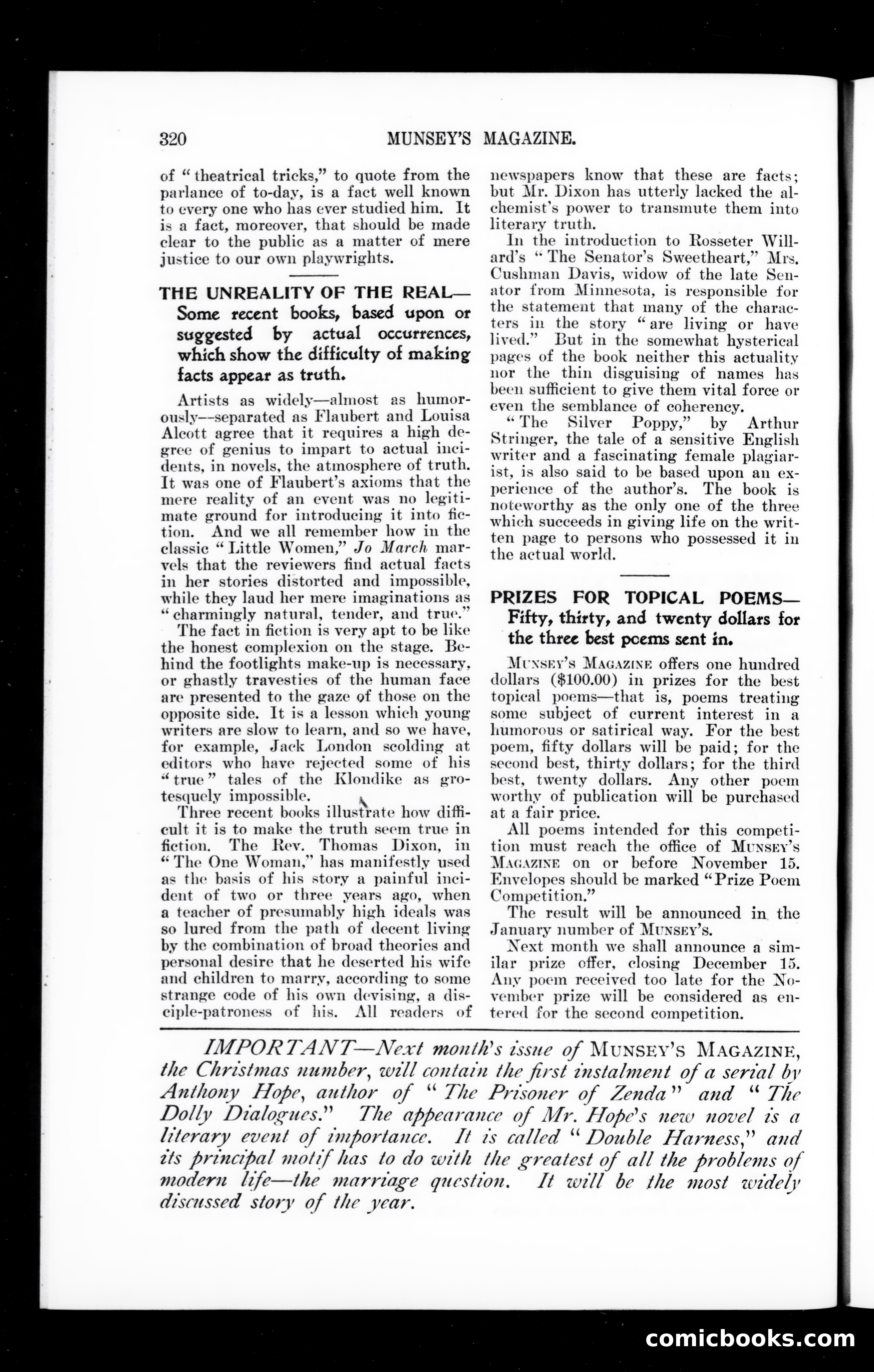 Munsey's Magazine, November 1903 — page 162 of 162