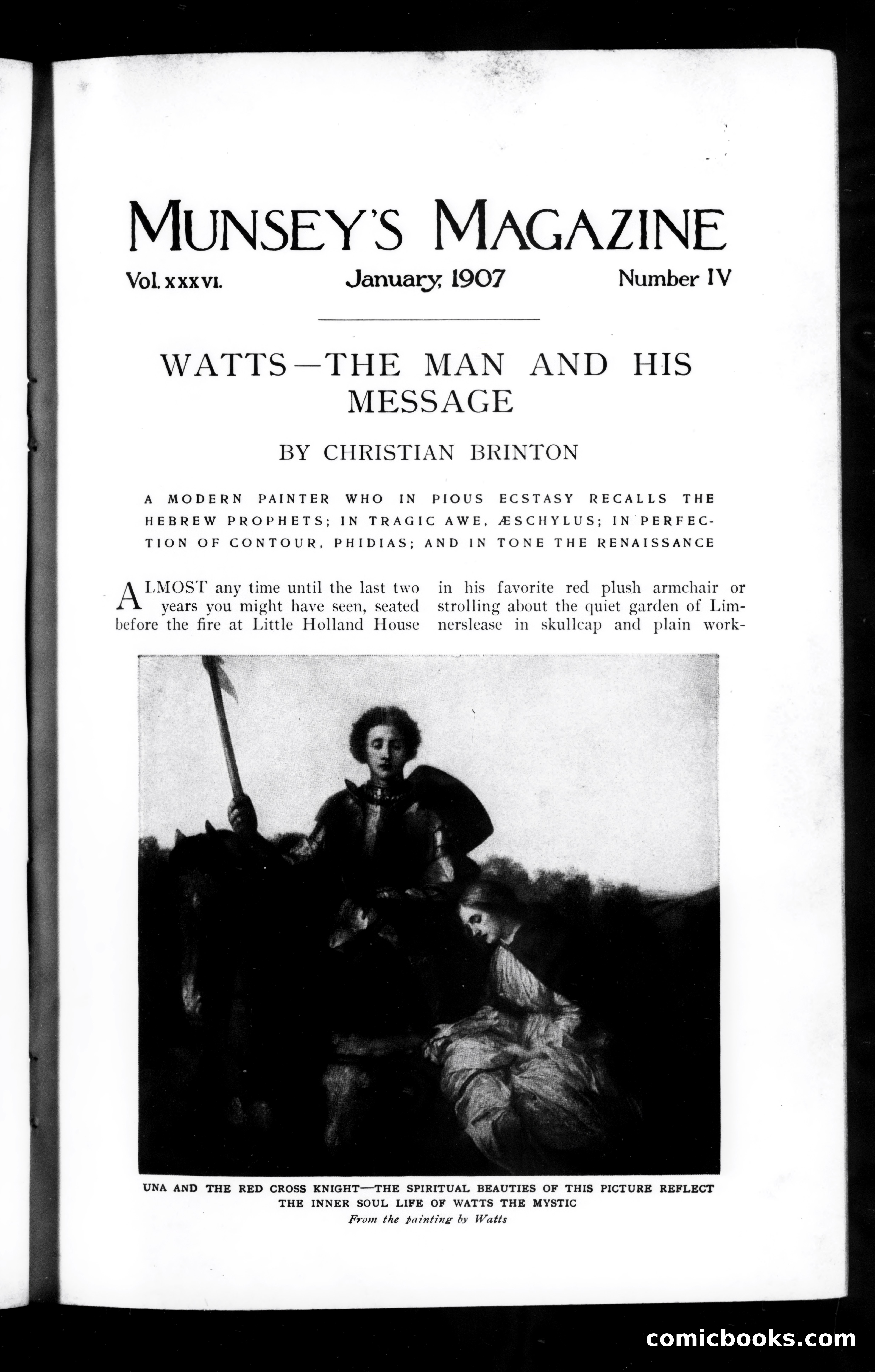 Munsey's Magazine, January 1907 — page 1 of 134