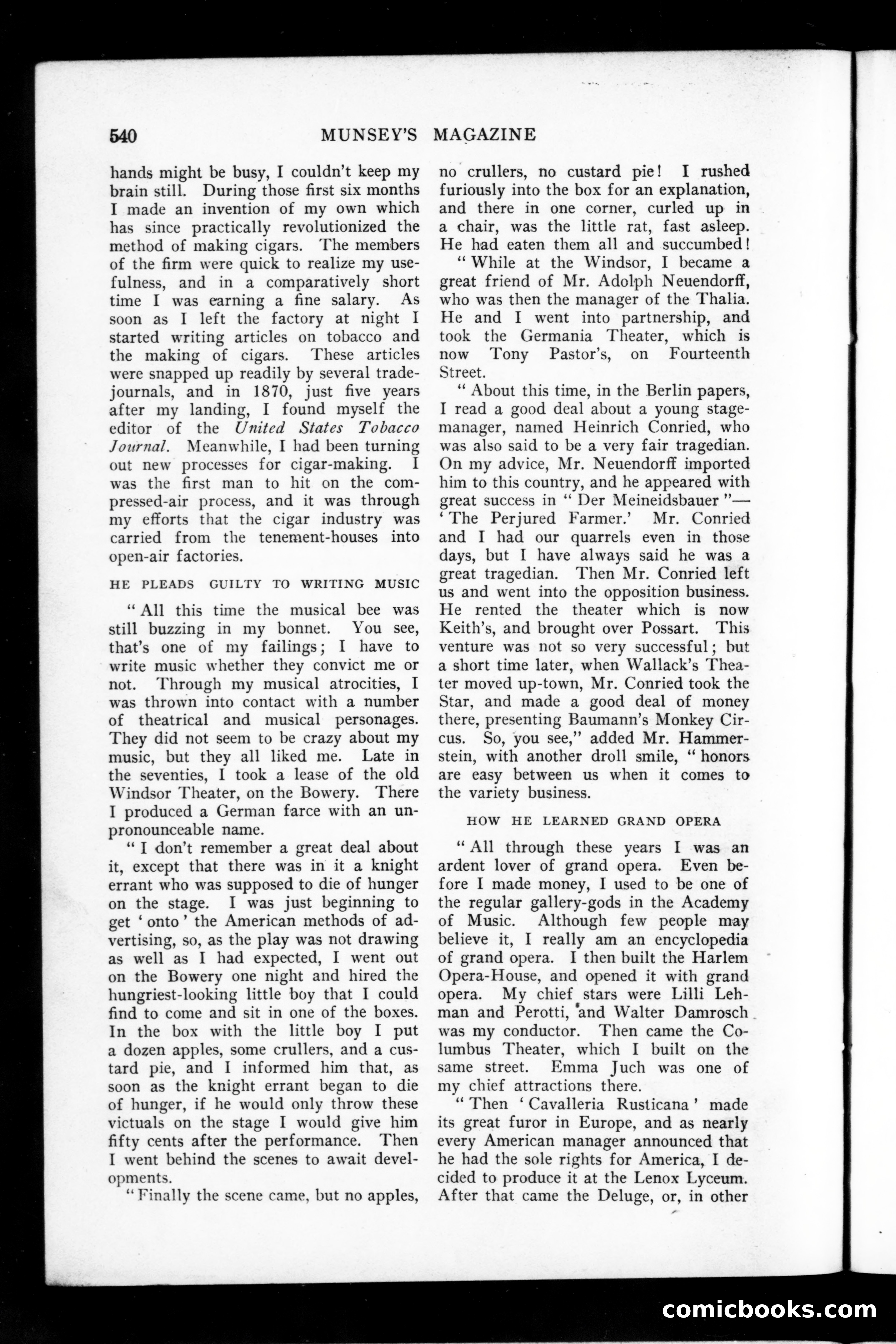 Munsey's Magazine, February 1907 — page 10 of 136