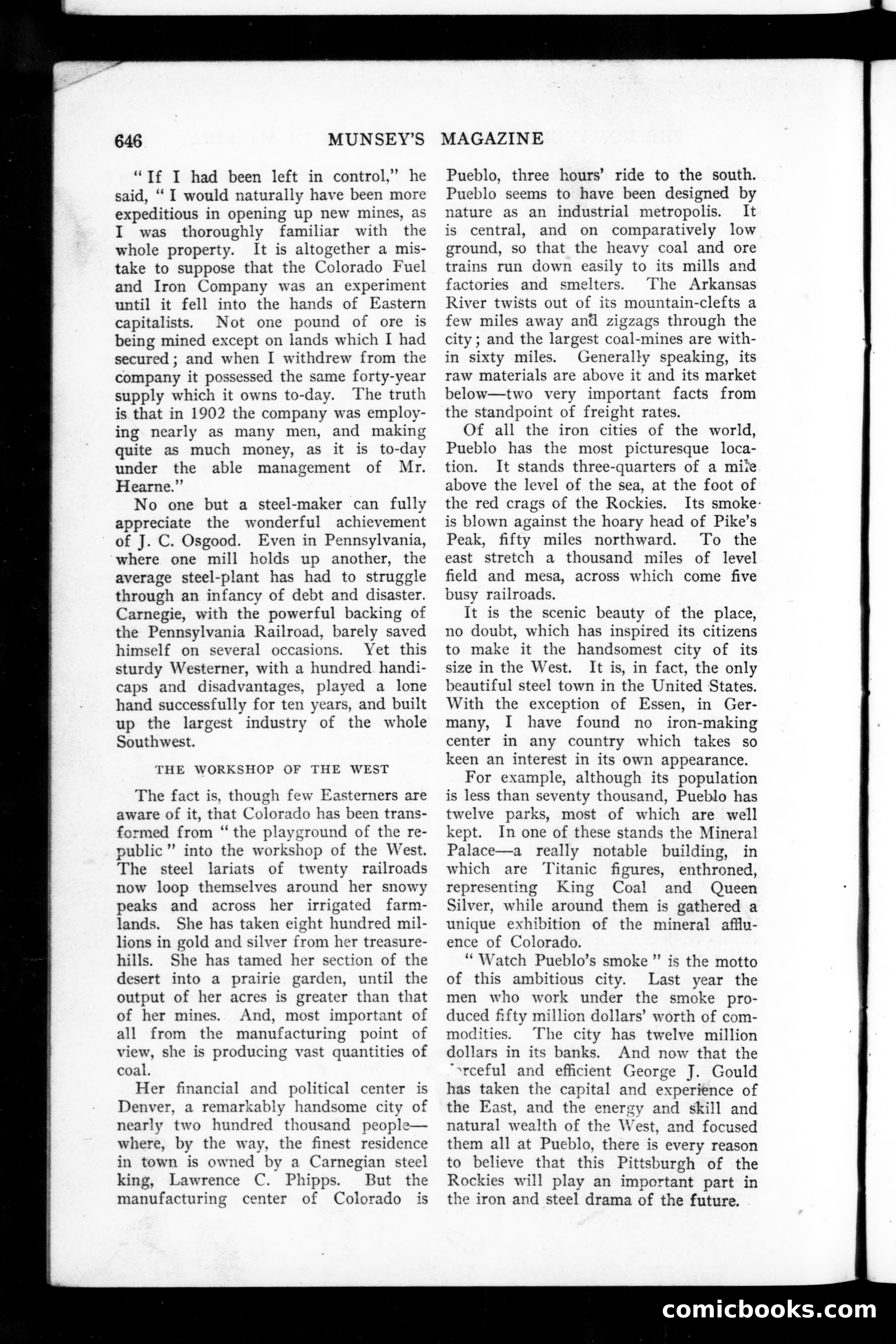 Munsey's Magazine, February 1907 — page 116 of 136