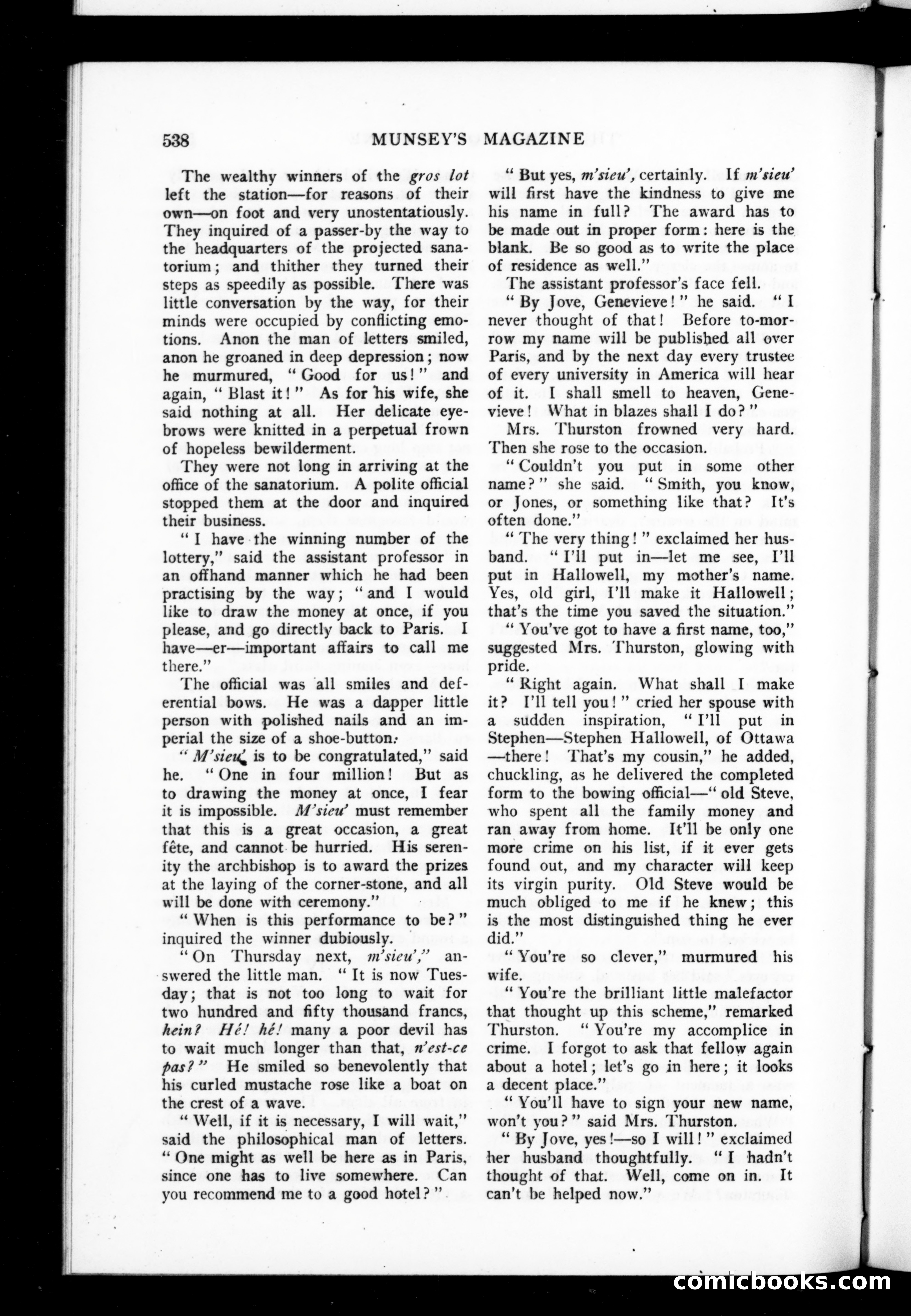 Munsey's Magazine, July 1907 — page 126 of 140