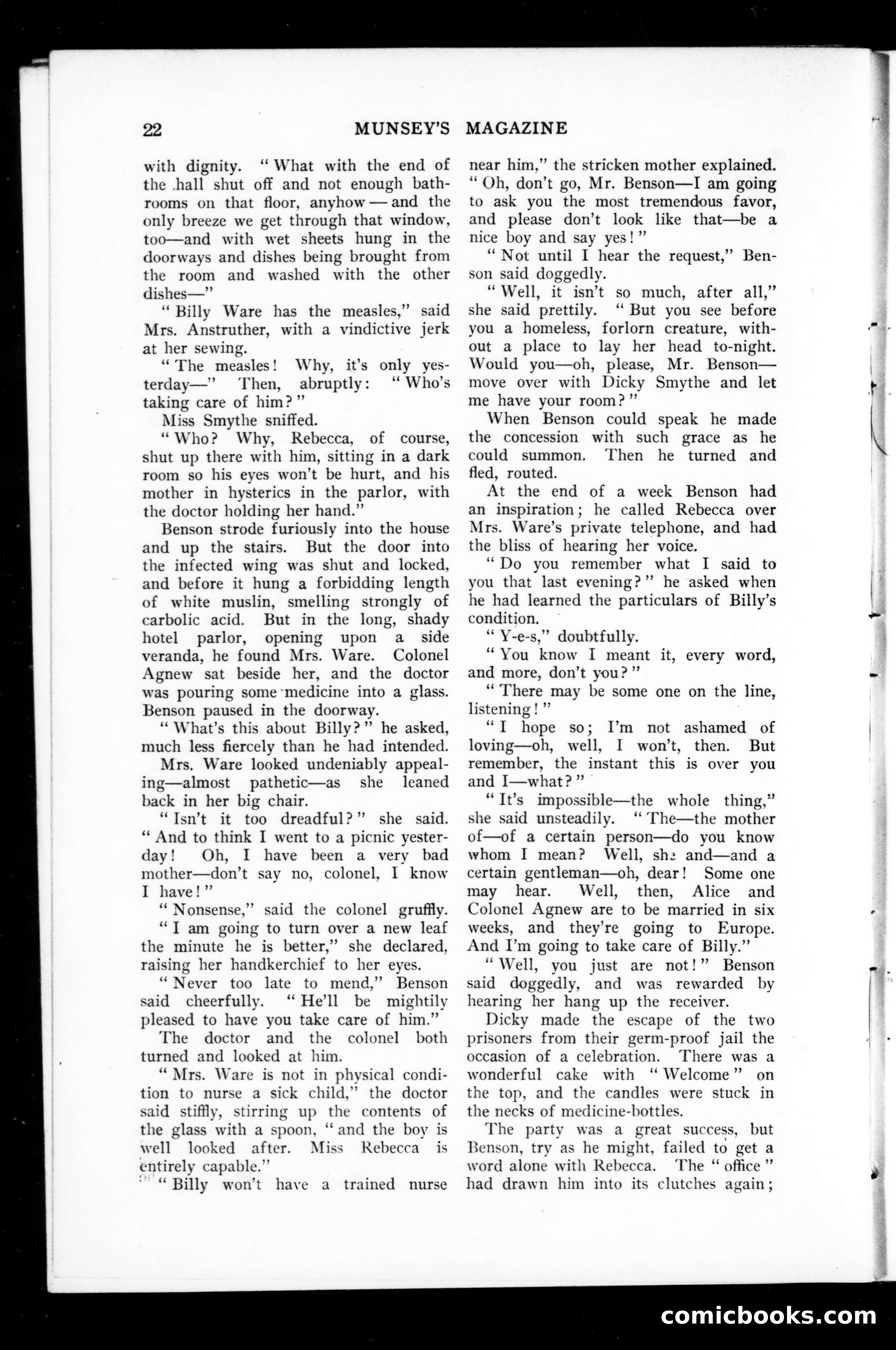 Munsey's Magazine, Vol. 38, No. 1 — page 20 of 136